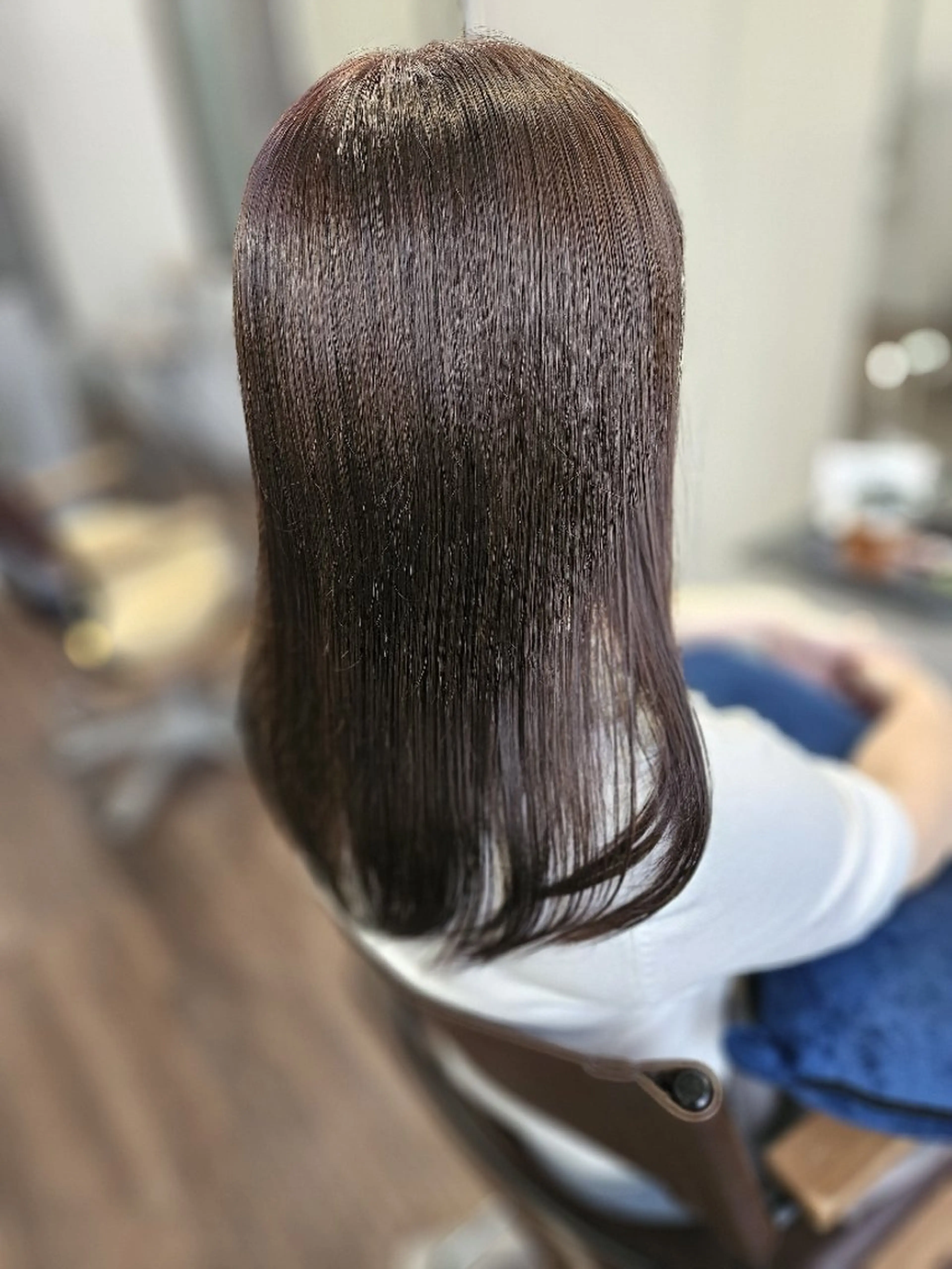 ロング カラー ブリーチ ブラウンカラー ラベンダーカラー カット ヘアカラー トリートメント terra✂️川嶋 大輔のヘアスタイル