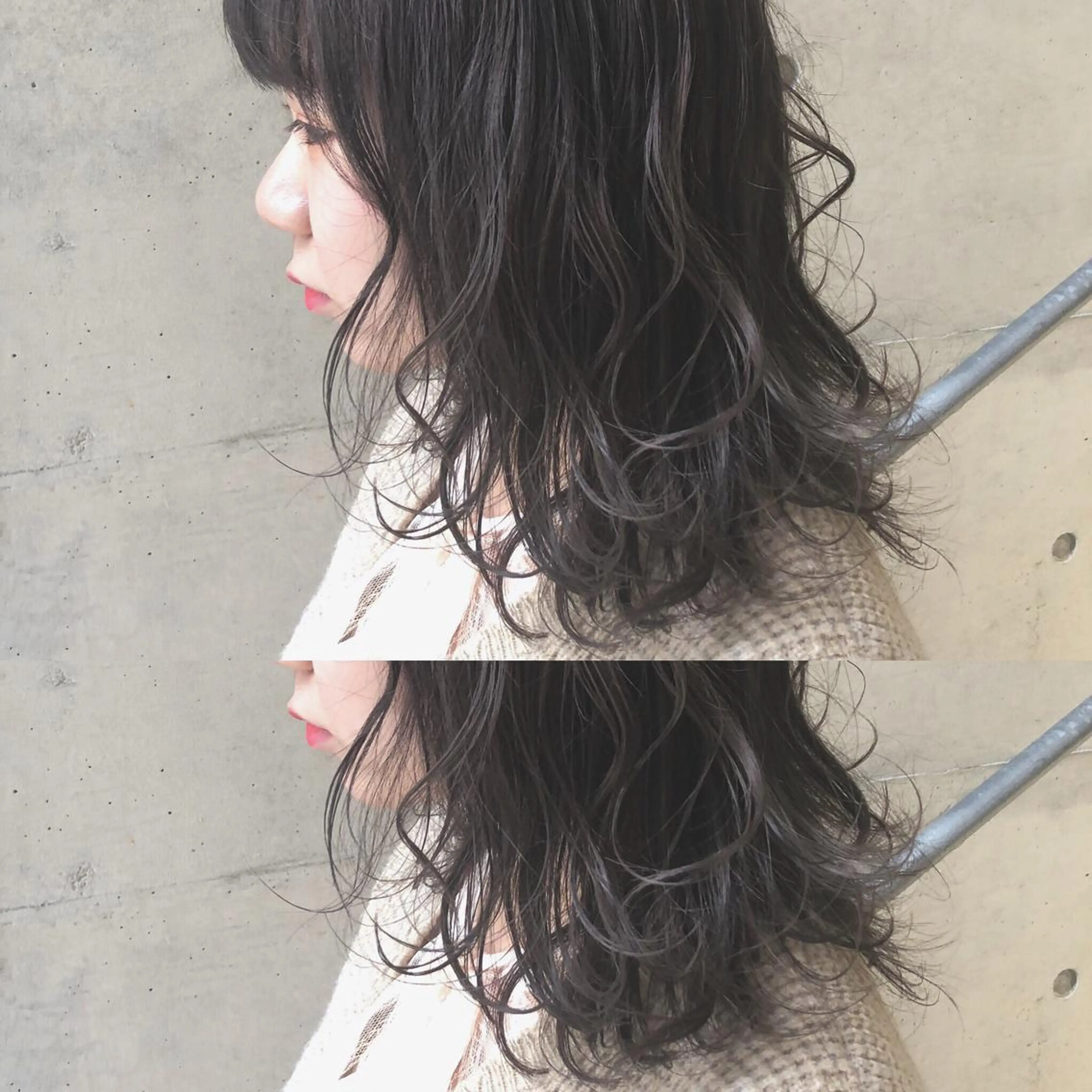 セミロング カラー グラデーションカラー 髪質改善サロン 梅田/ヨナミネのヘアスタイル