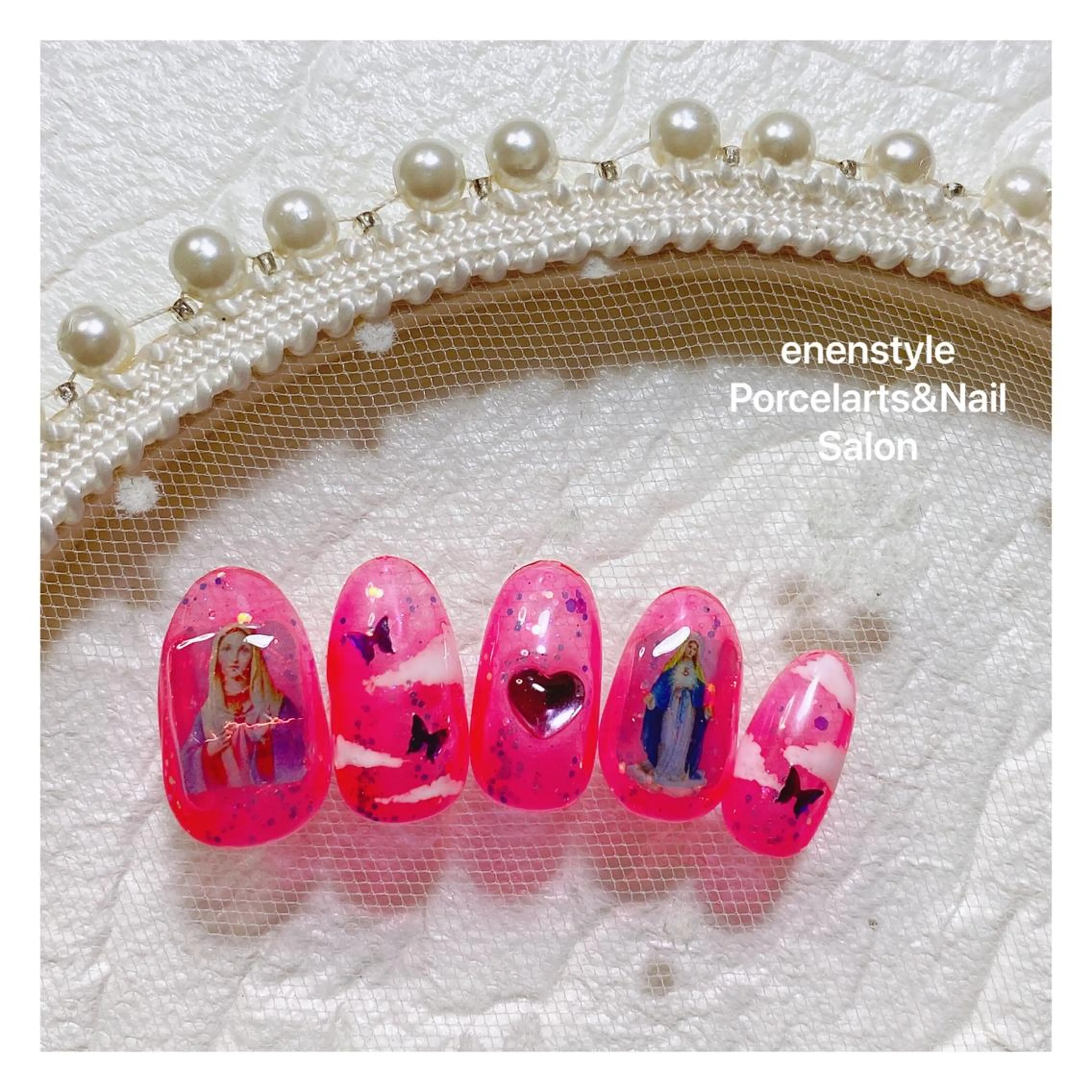 ミディアム ネイル 👑enen style👑のネイルデザイン