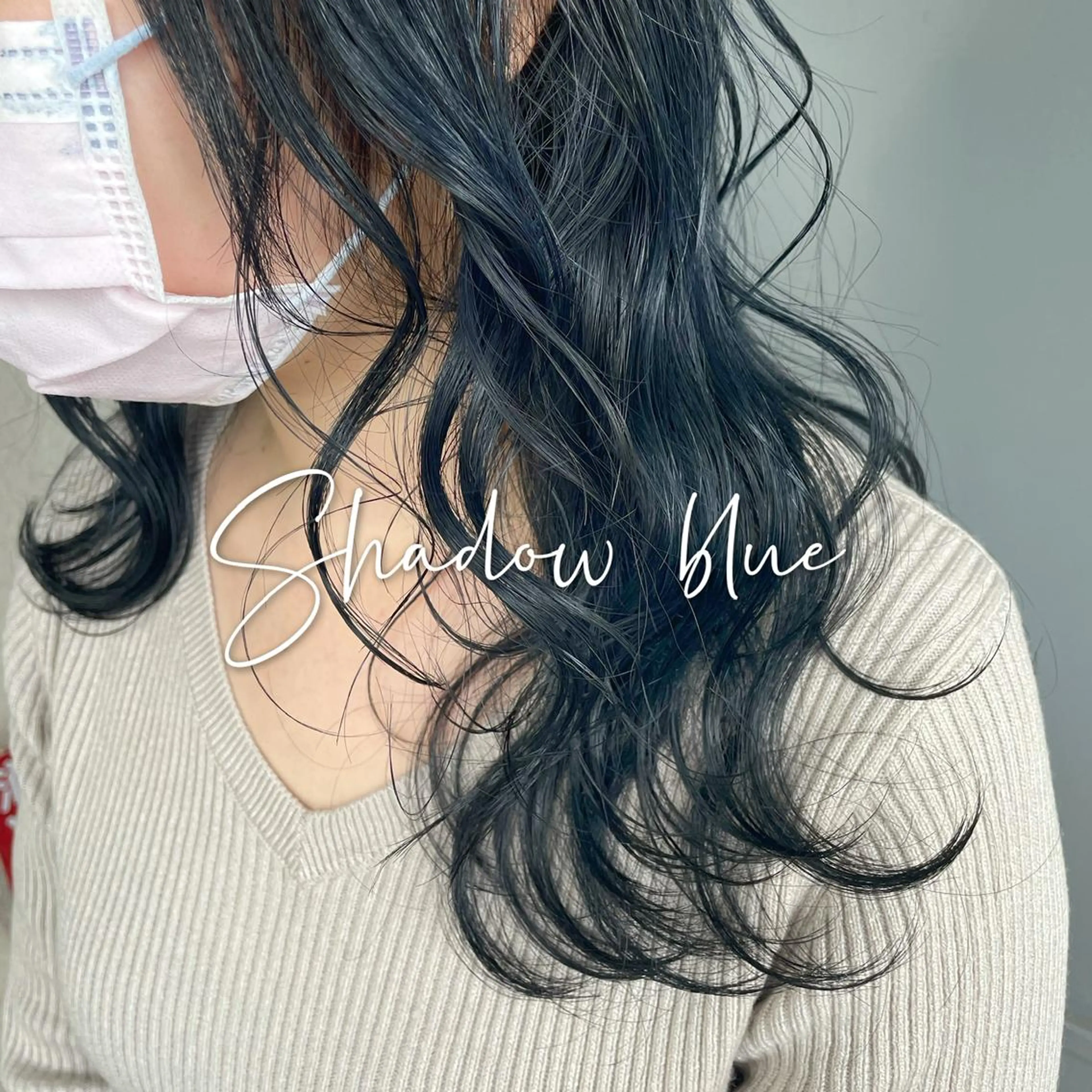 セミロング カラー ブリーチ ブルーカラー ヘアカラー トリートメント 【 DIPTH 】 代表コウキ🥇のヘアスタイル