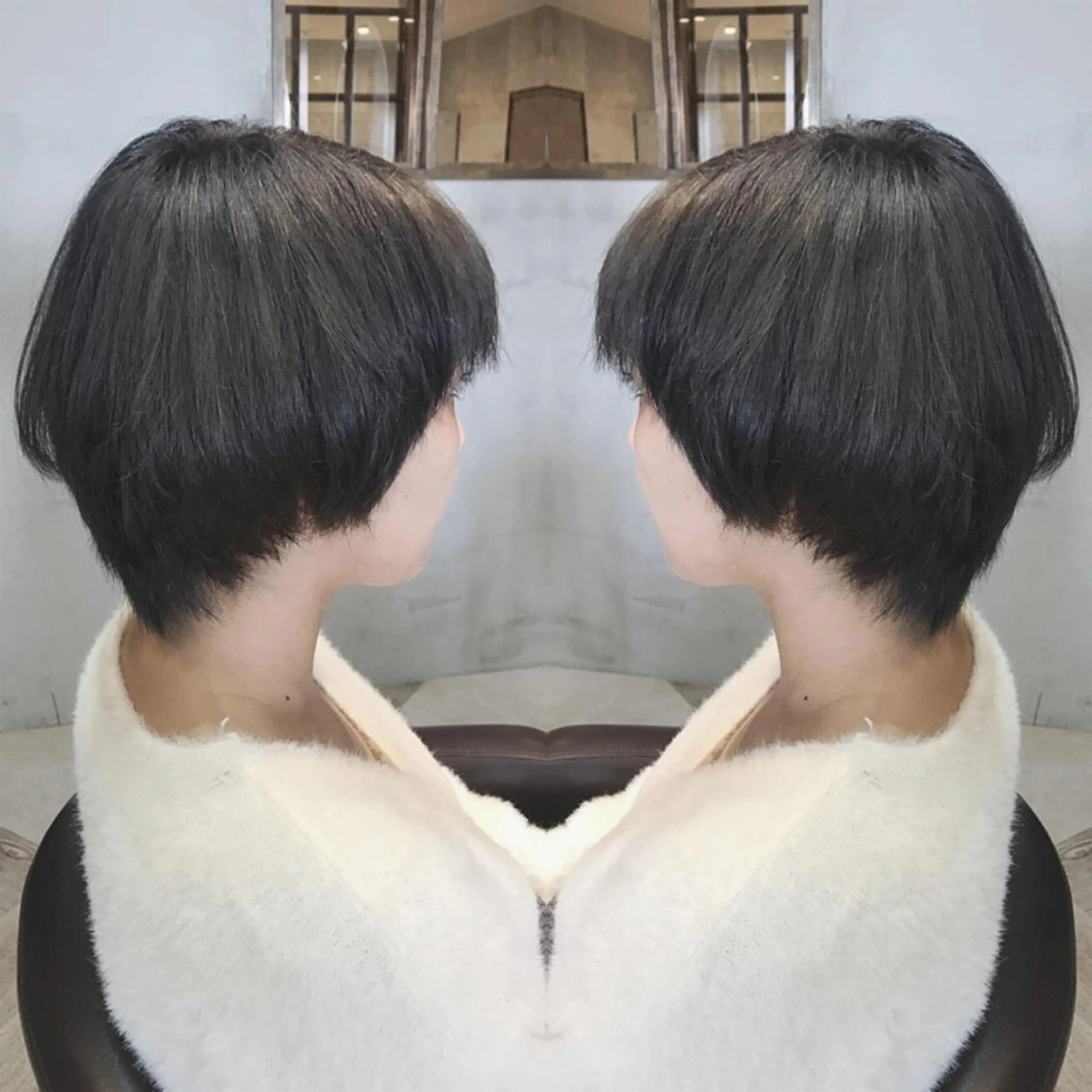 ショート カラー カット ヘアカラー トリートメント 重政 和樹のヘアスタイル