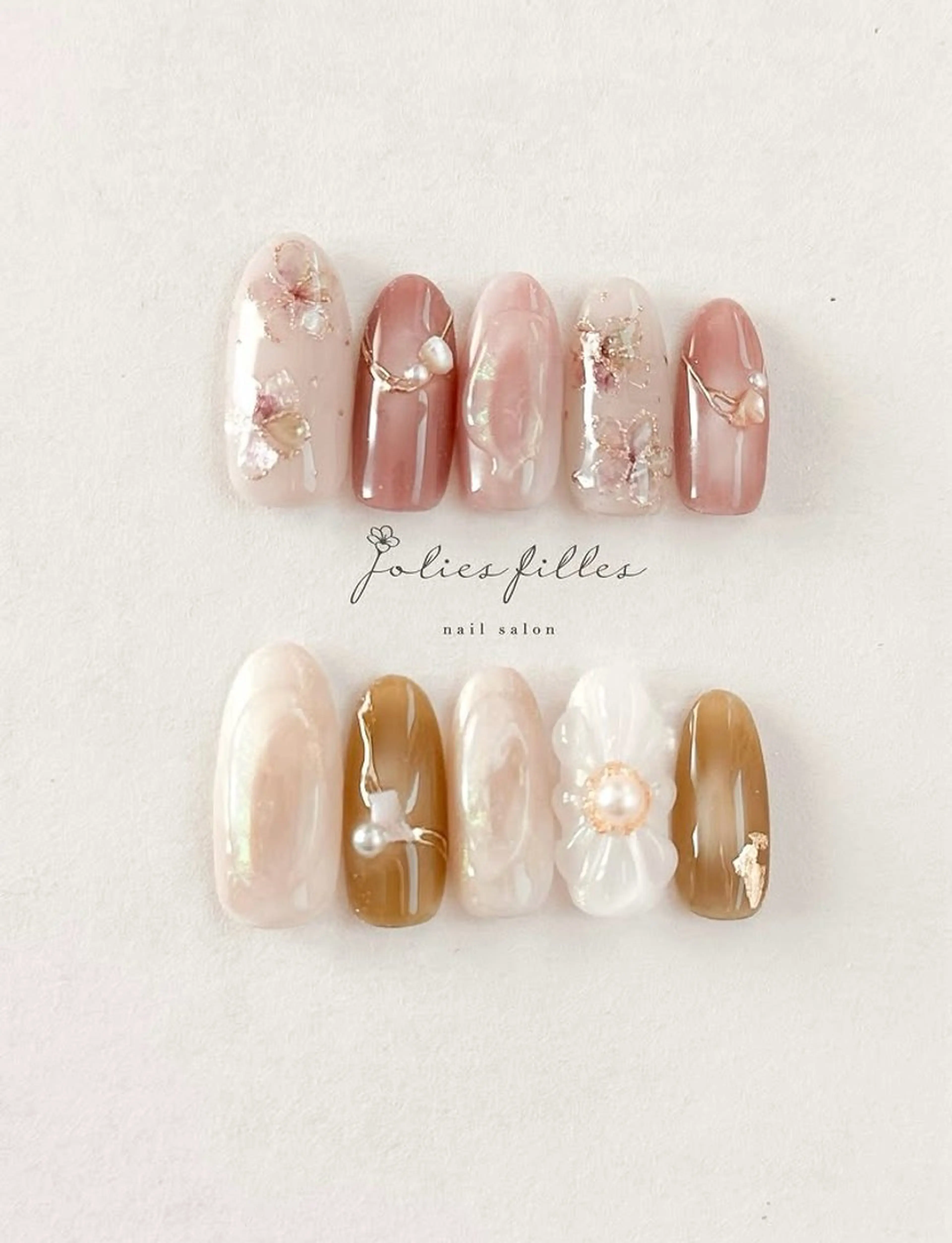 ネイル ハンドネイル ジョリフィーユ 中出のネイルデザイン