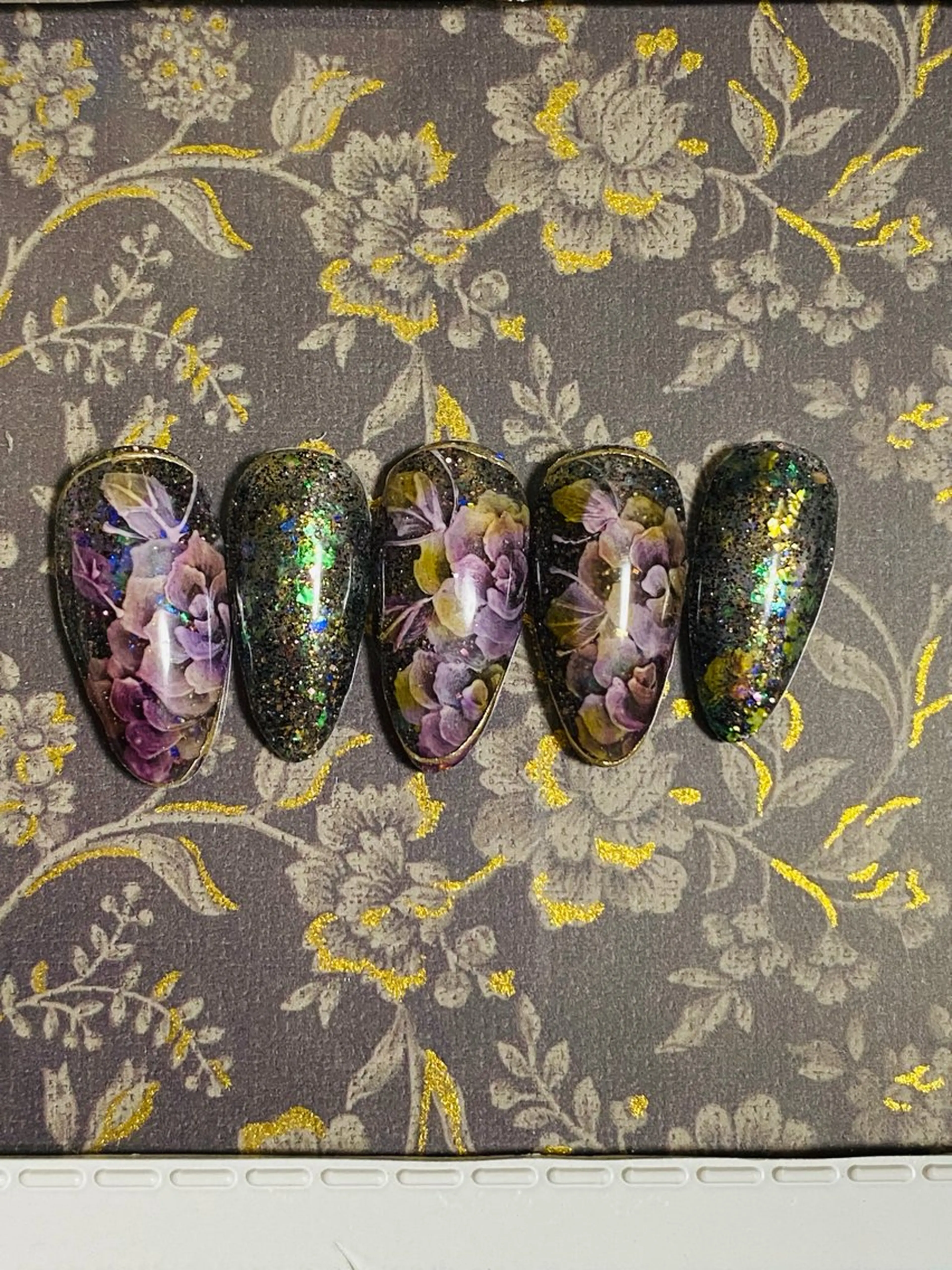 ネイル フラッシュネイル フラワーネイル 自宅ネイルサロン ♦️nuance♦️のネイルデザイン