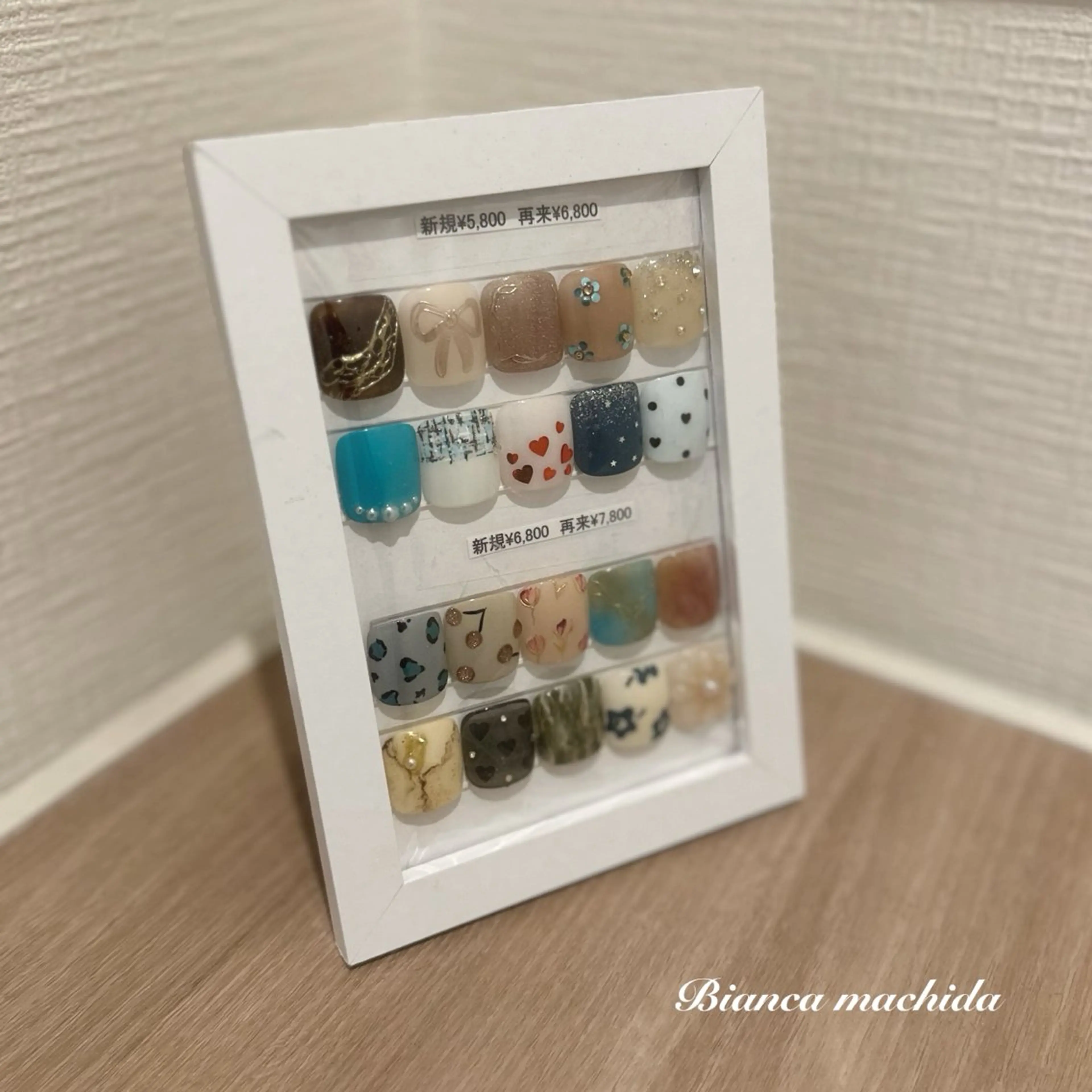 ネイル フットネイル BIANCA 🖤 NISHIMURAのネイルデザイン