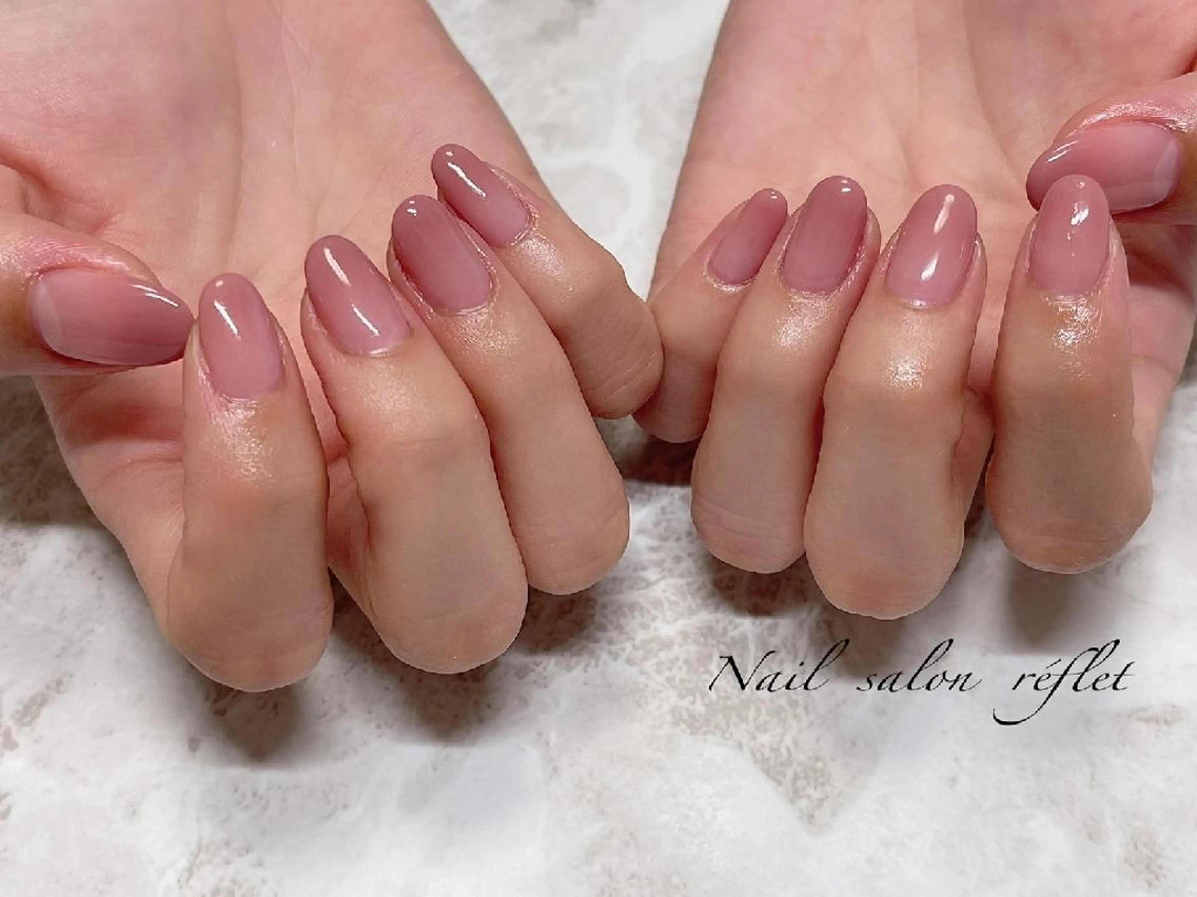 ネイル グラデーション ハンドネイル Nailsalon Lebelのネイルデザイン