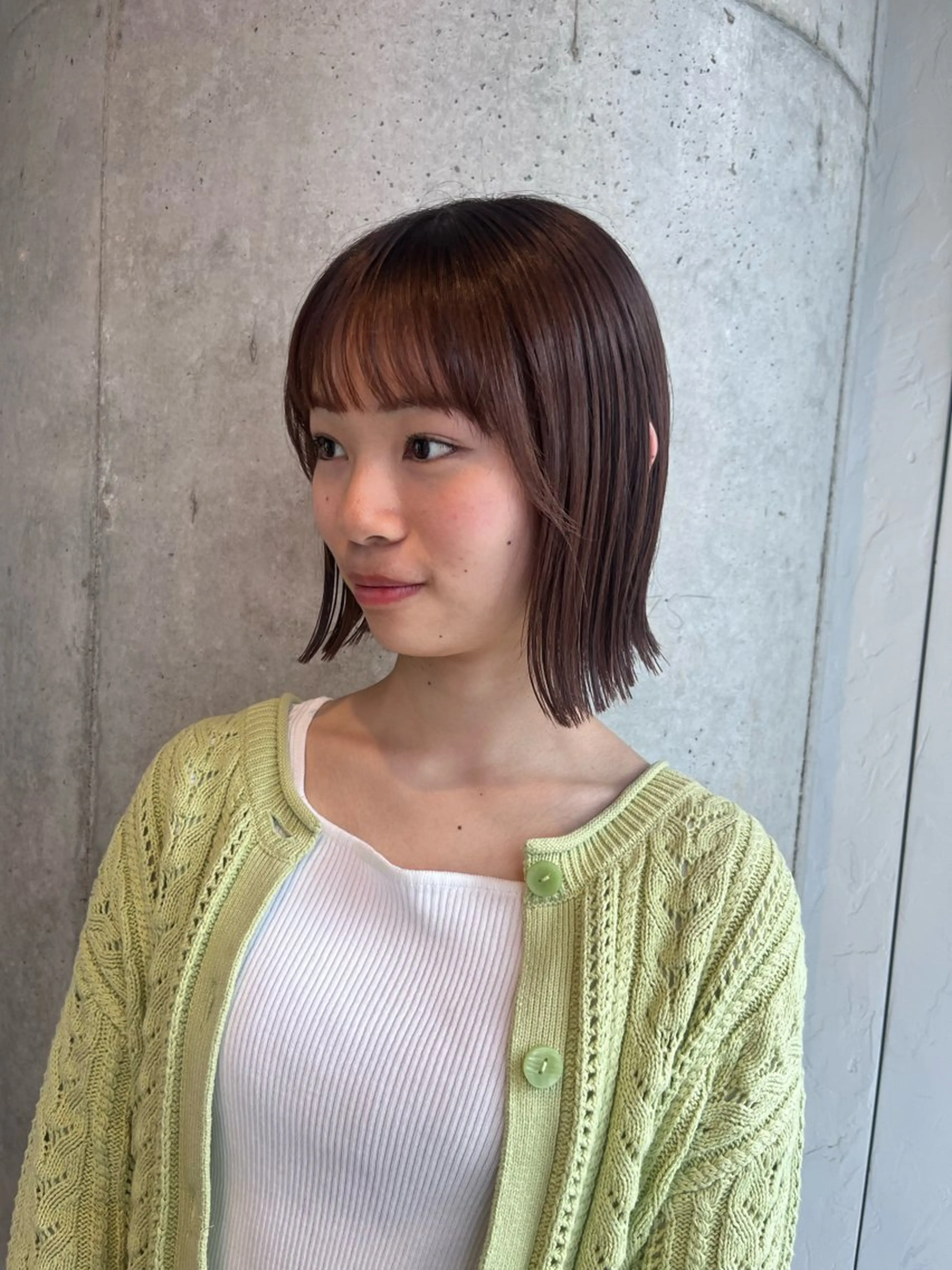 ミディアム ベージュカラー/ 新潟/万代/なお🎀のヘアスタイル