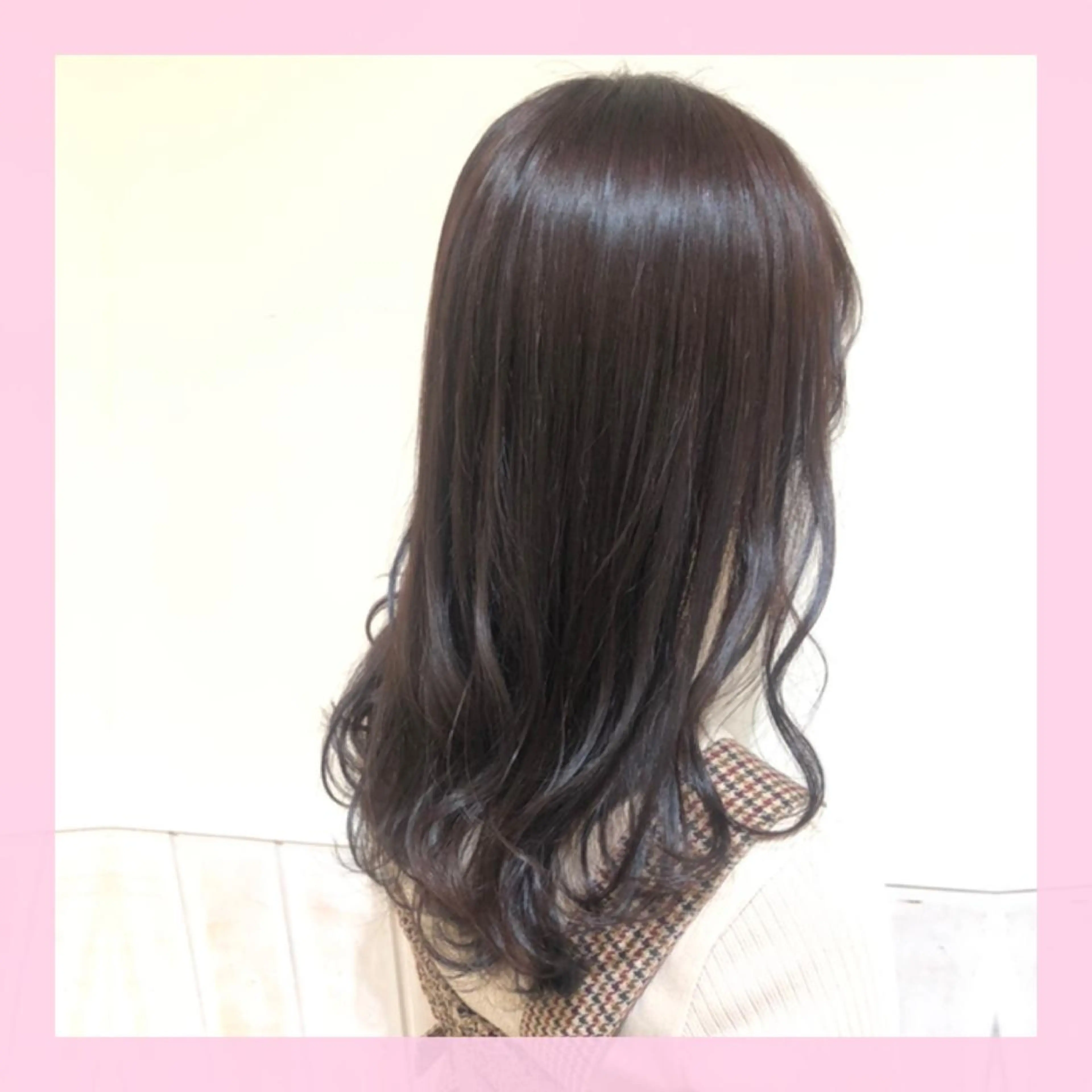 セミロング カラー カット ヘアカラー トリートメント plum.所属・🍒前川 🍒のヘアスタイル