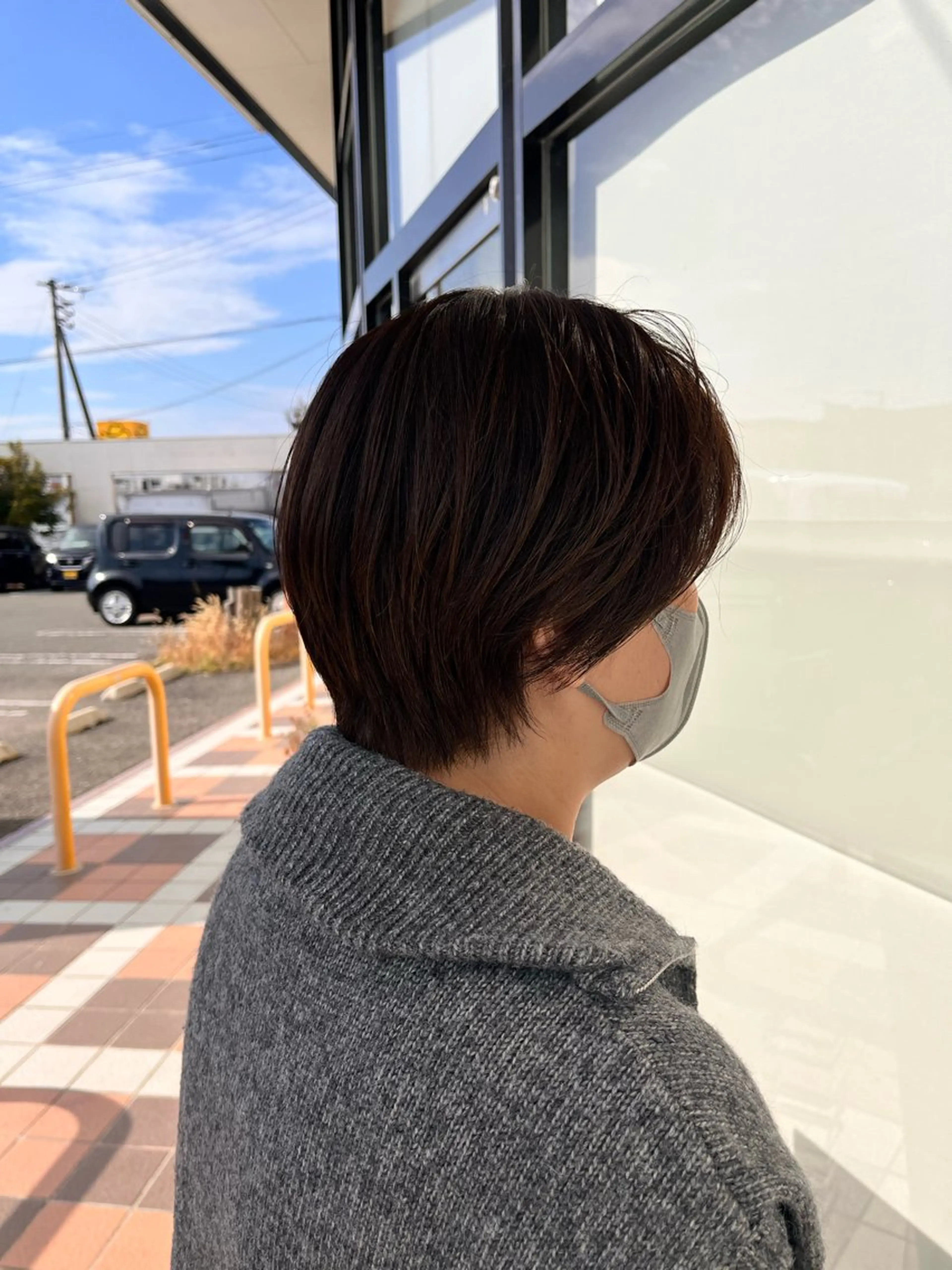 ショート くびれヘア 長谷川 柚乃のヘアスタイル