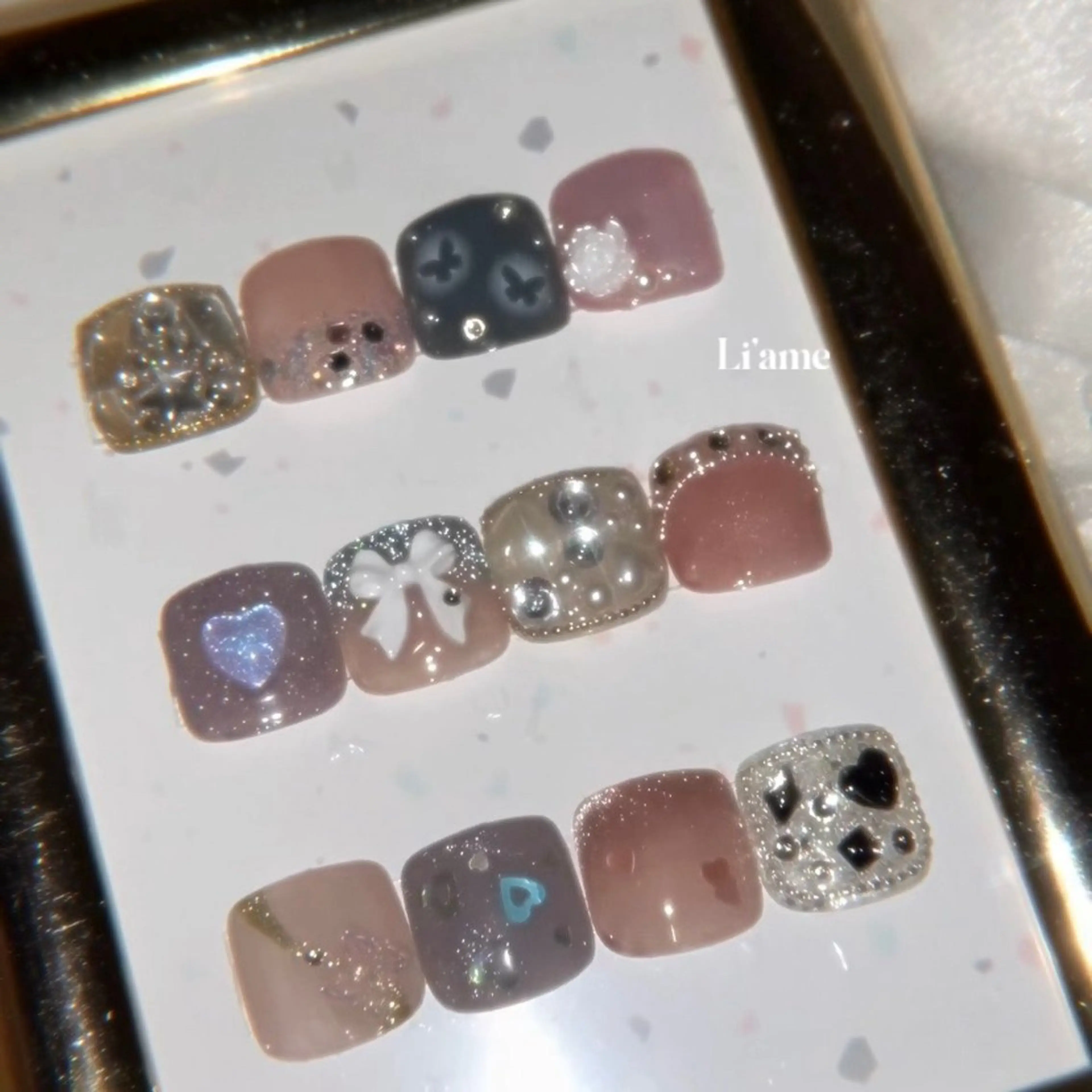 ネイル フットネイル Luna 【Li'ame】のネイルデザイン