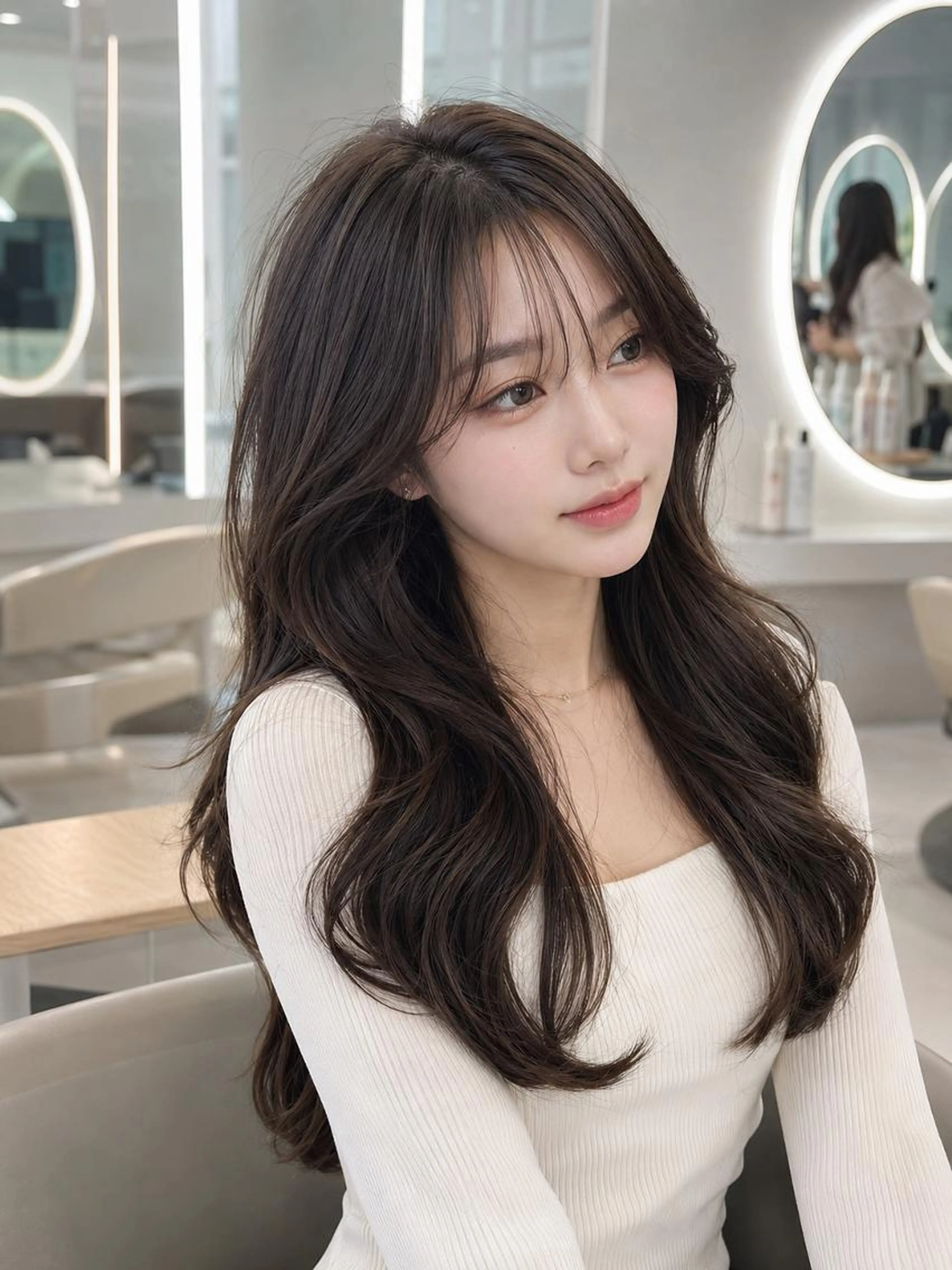 似合わせカット+透明感艶カラー+3stepトリートメント✂︎🧡※毛先5cm以上カットできる方の写真