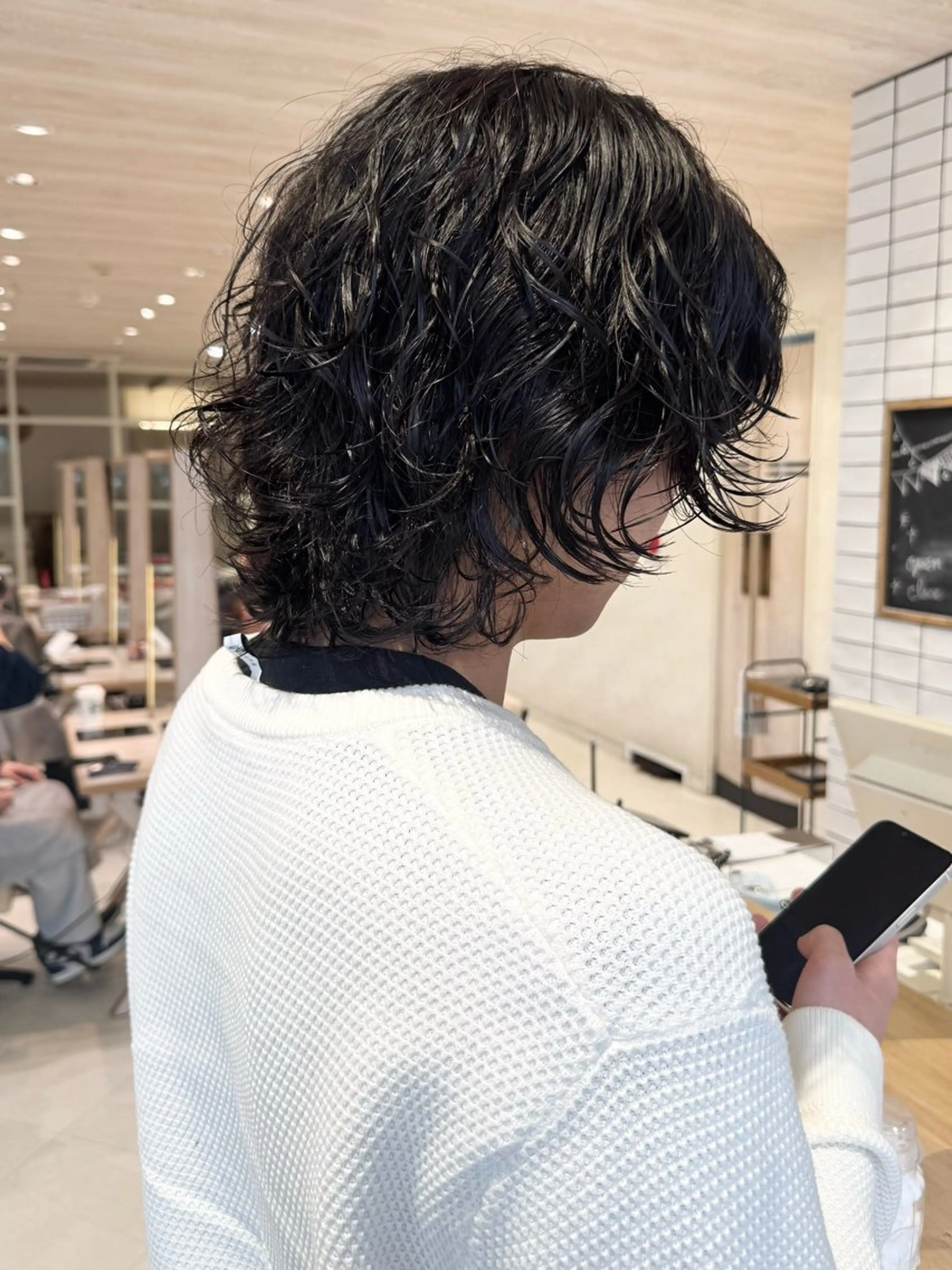 パーマ メンズ カット パーマ フェザー/ニュアンス パーマ/ryutoのヘアスタイル