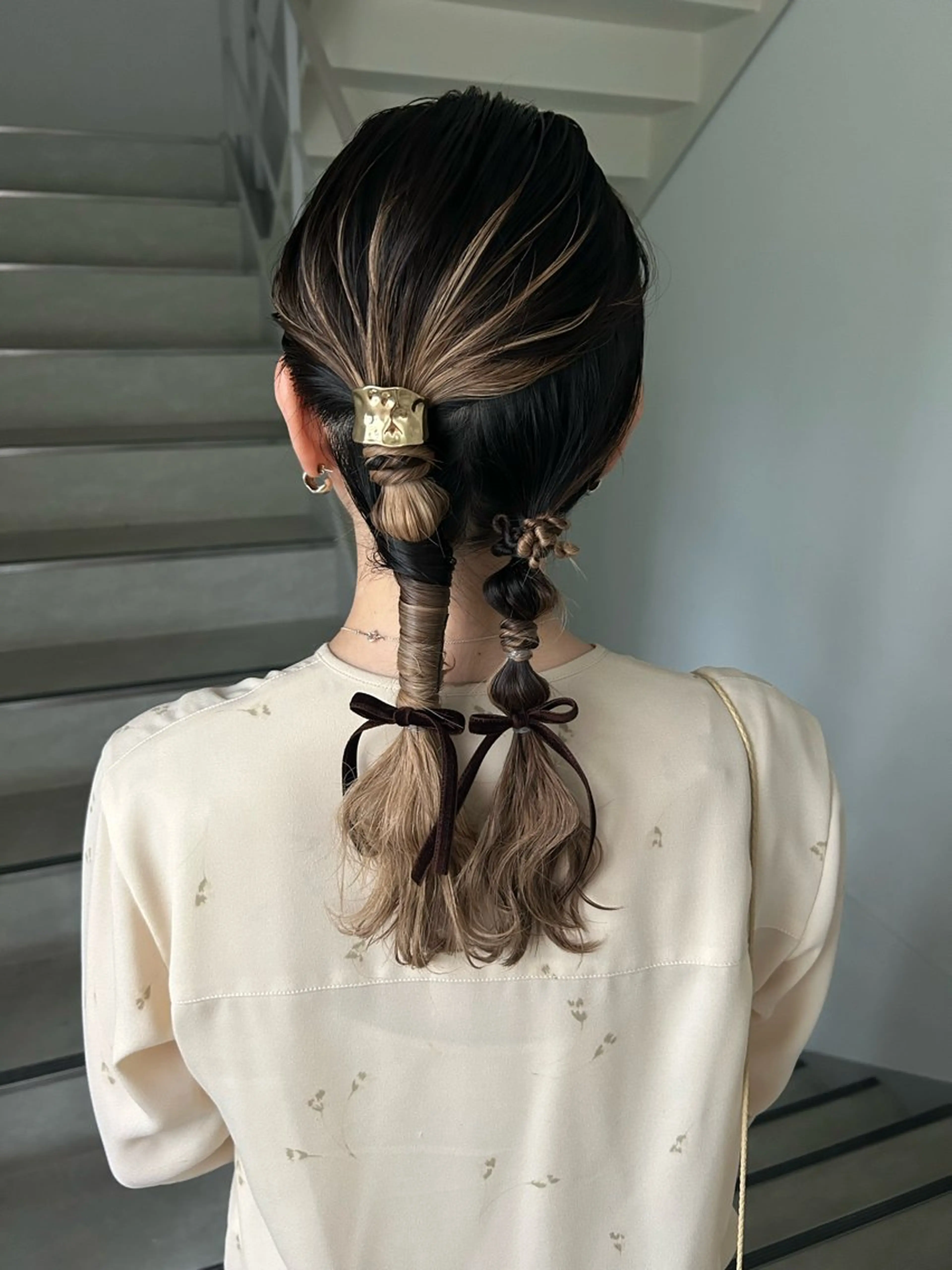 セミロング ヘアアレンジ 似合わせヘア/透明感 カラー/ Rioのヘアスタイル