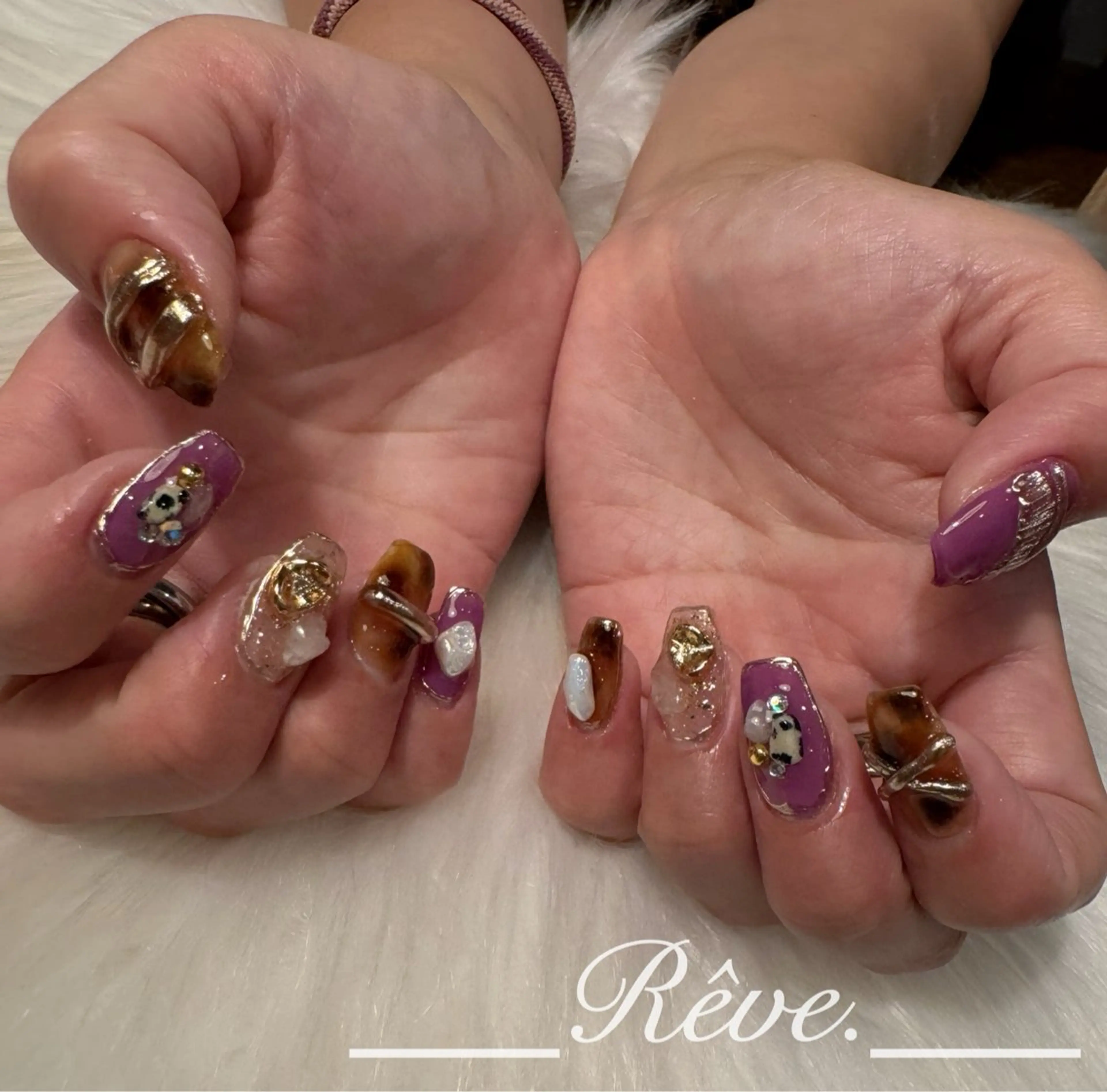 ネイル ハンドネイル Reve. 黒澤のネイルデザイン