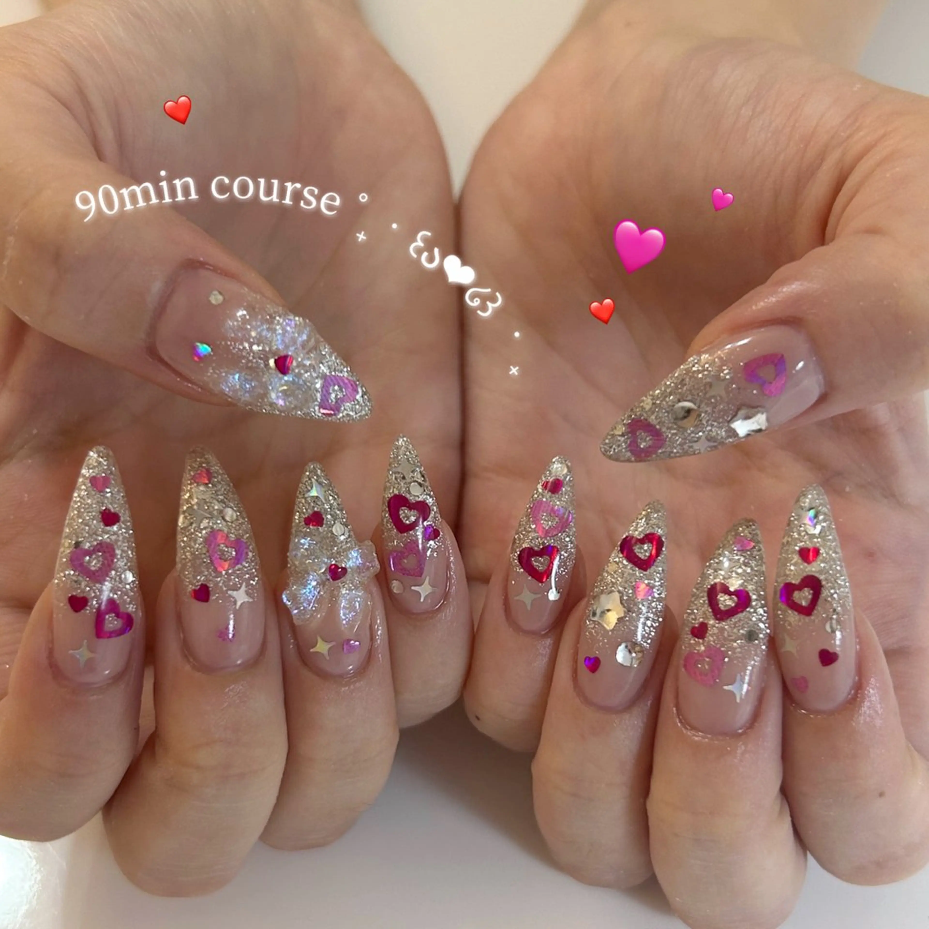 “オフなし”♡付け放題90min course 🍨 ⋆˙⟡の写真