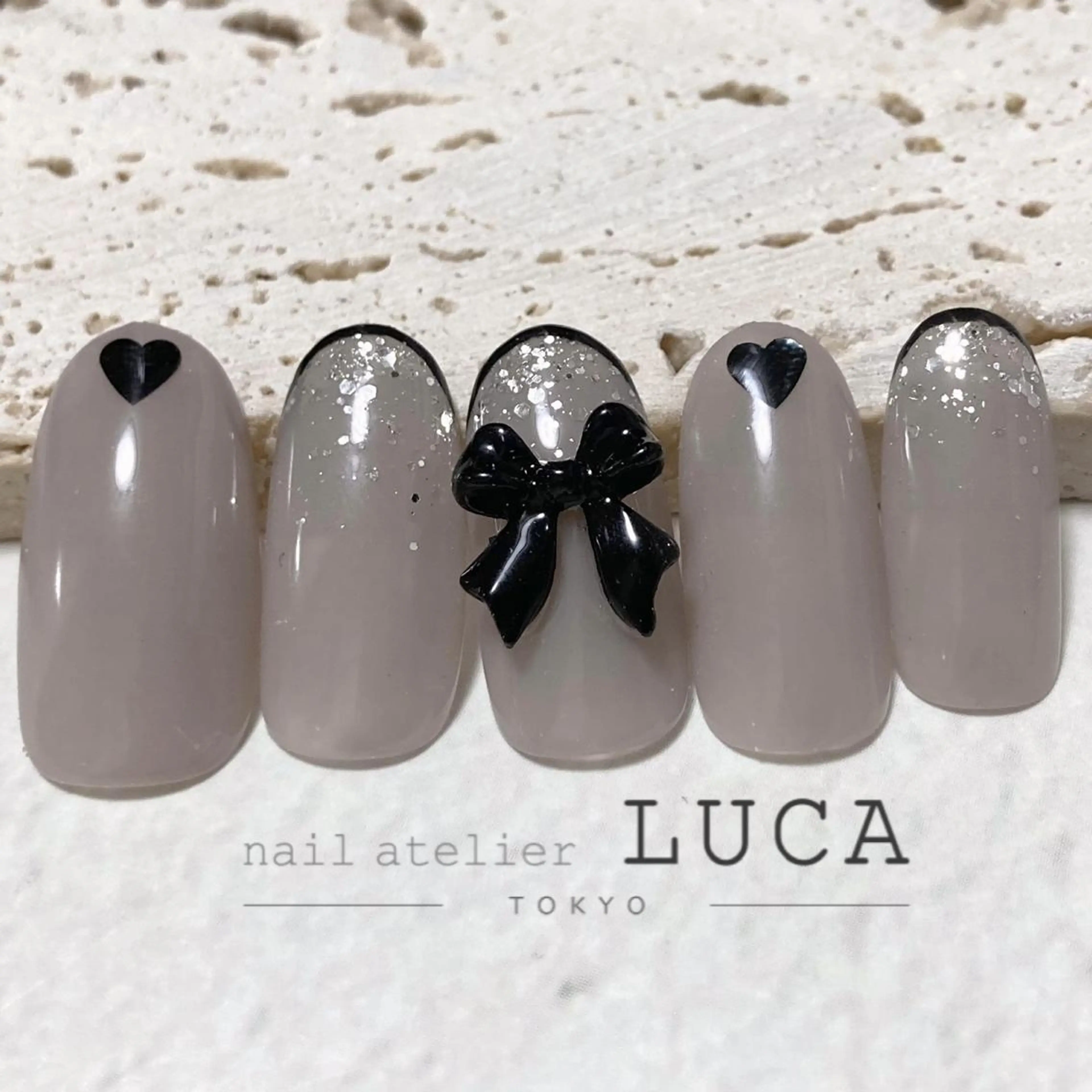 ネイル アートネイル オーロラネイル クリアネイル 長さ出し フットネイル ハンドネイル ネイルアトリエルカ スタッフのネイルデザイン