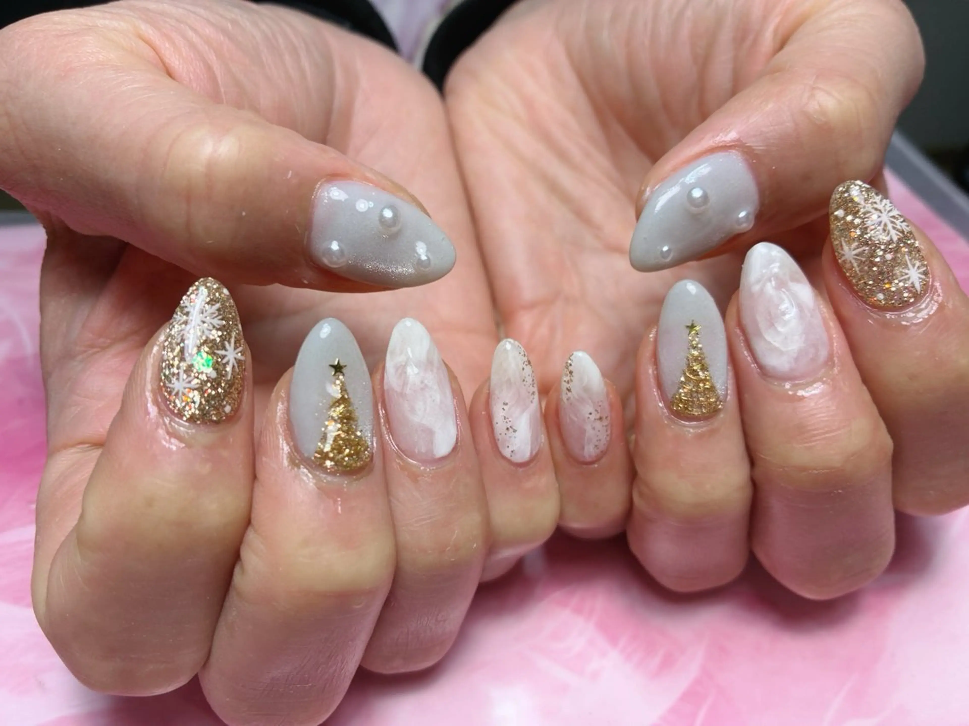 ミディアム ハンドネイル hs nail salonのネイルデザイン