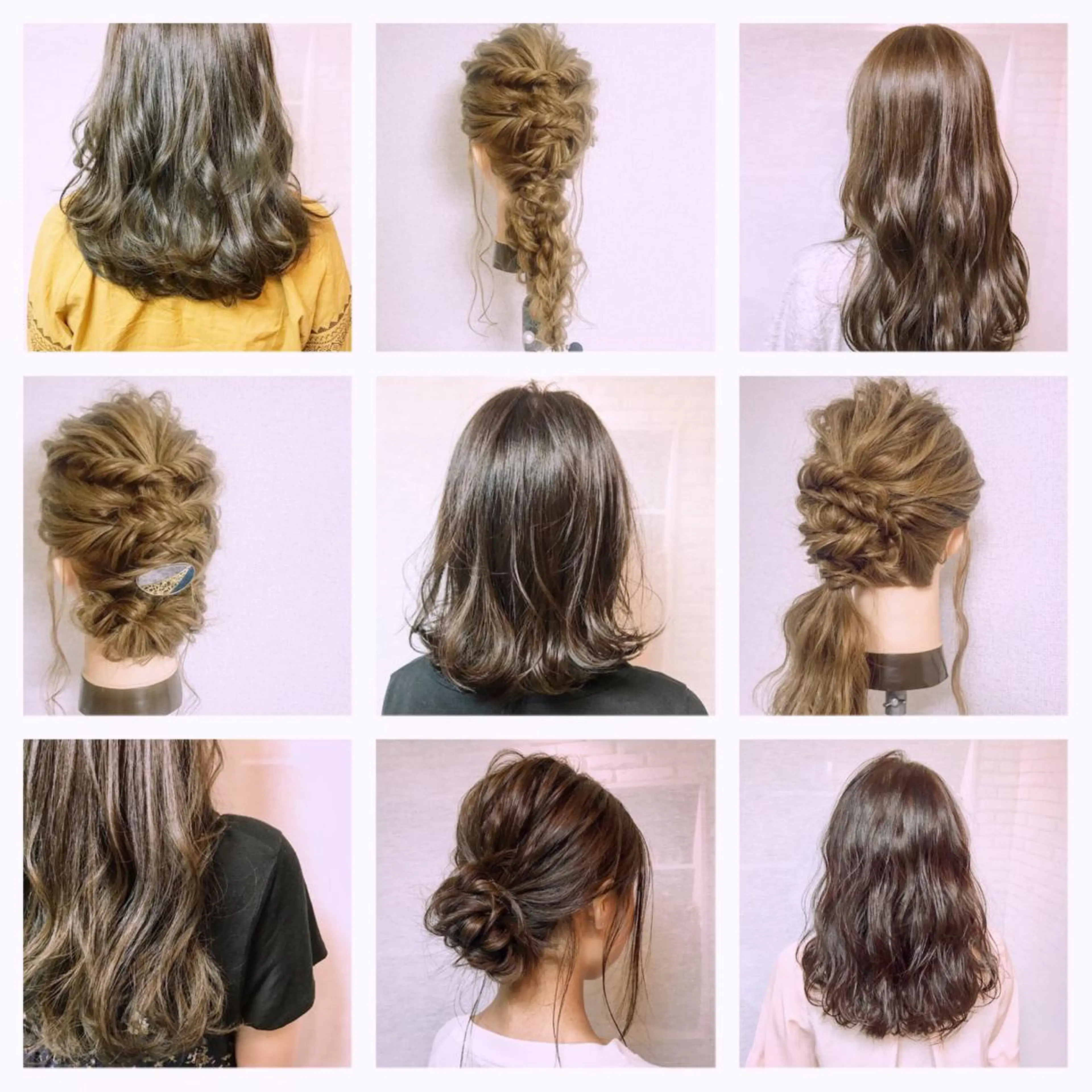 セミロング カラー ヘアアレンジ Satsuki ✂︎♡のヘアスタイル