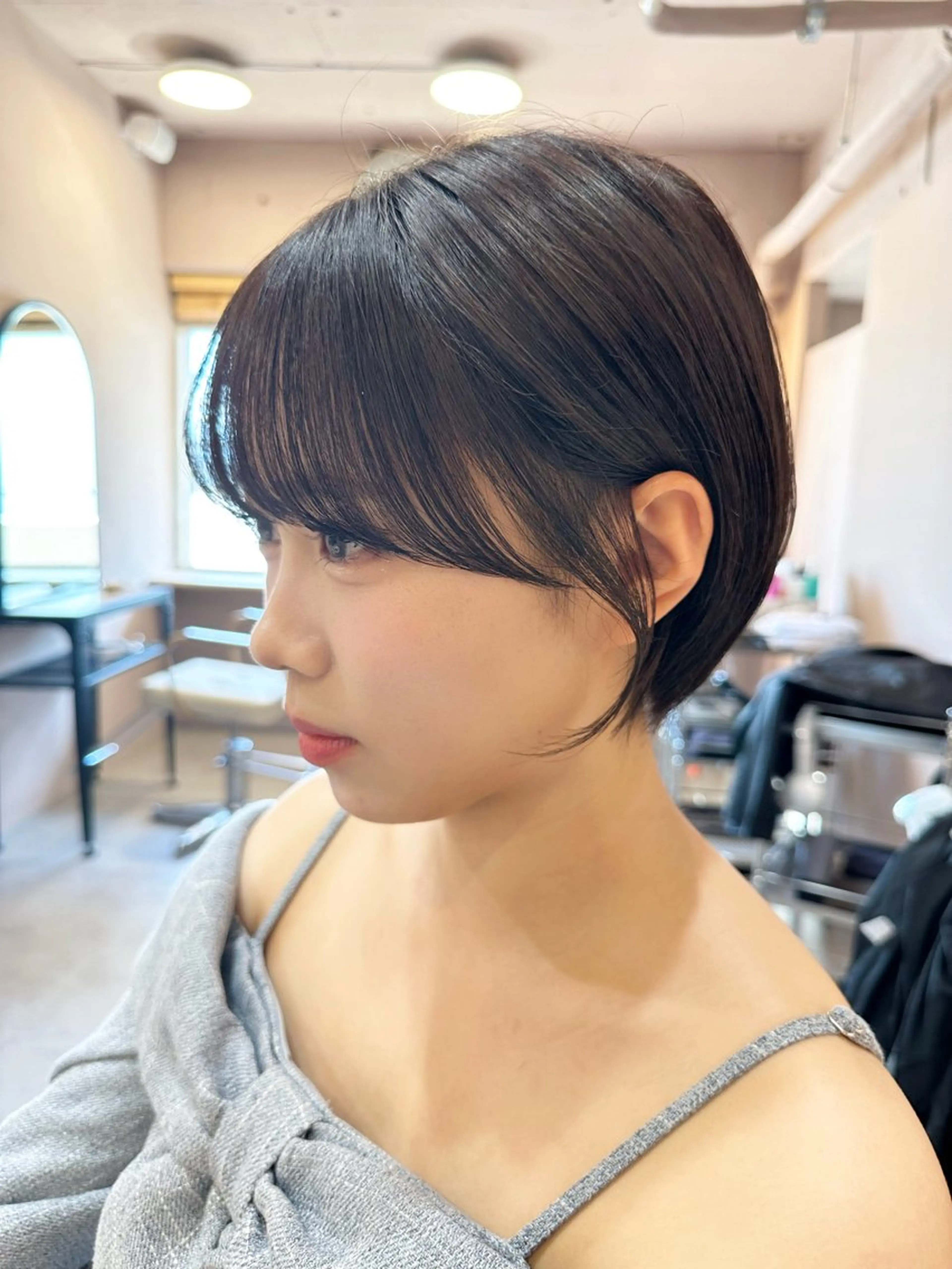 ✨小顔似合わせカット＋艶カラー+髪質改善7stepトリートメント✨の写真