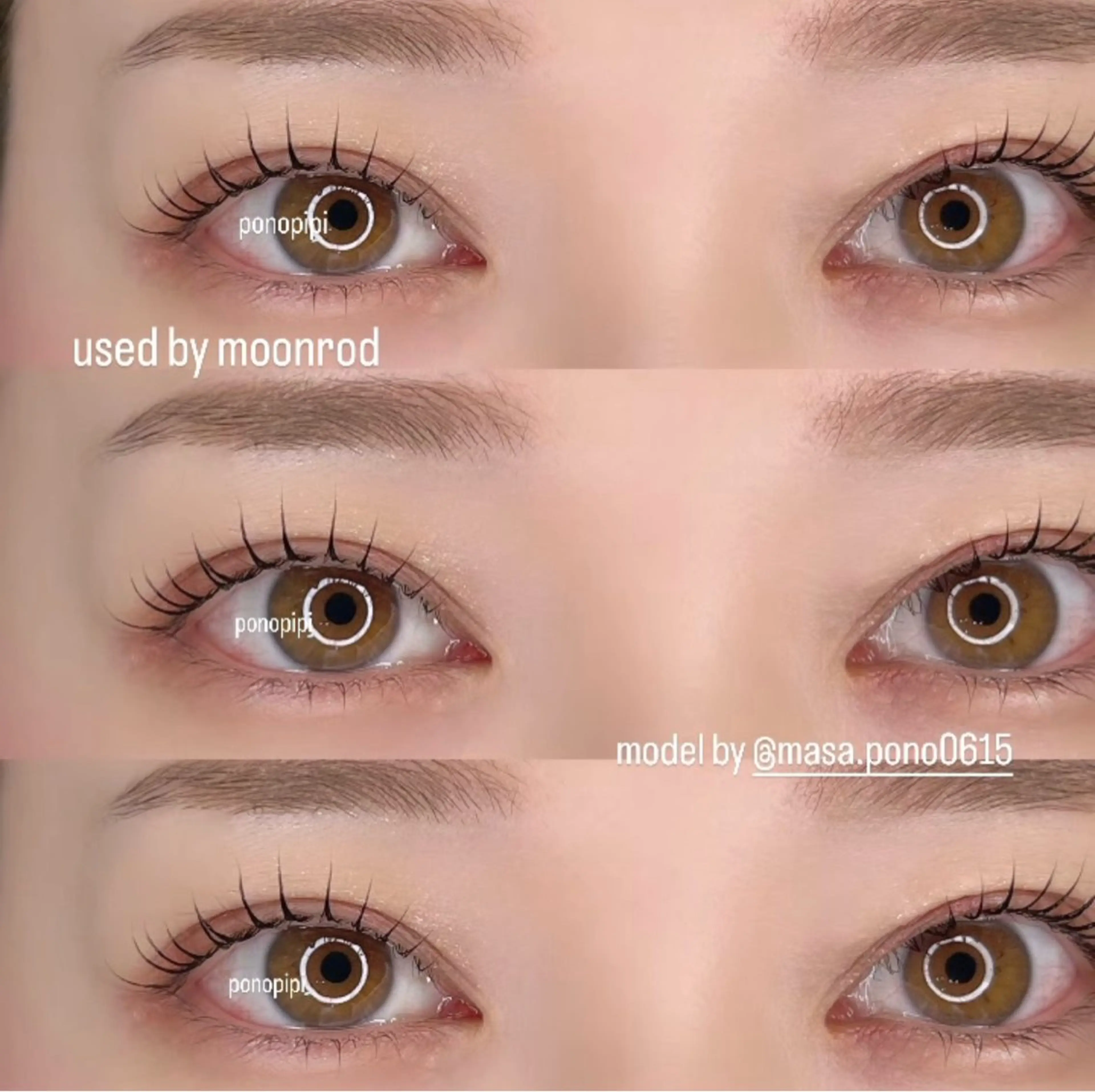 マツエク・マツパ マツパ ponopipi Rinのマツエク・マツパデザイン