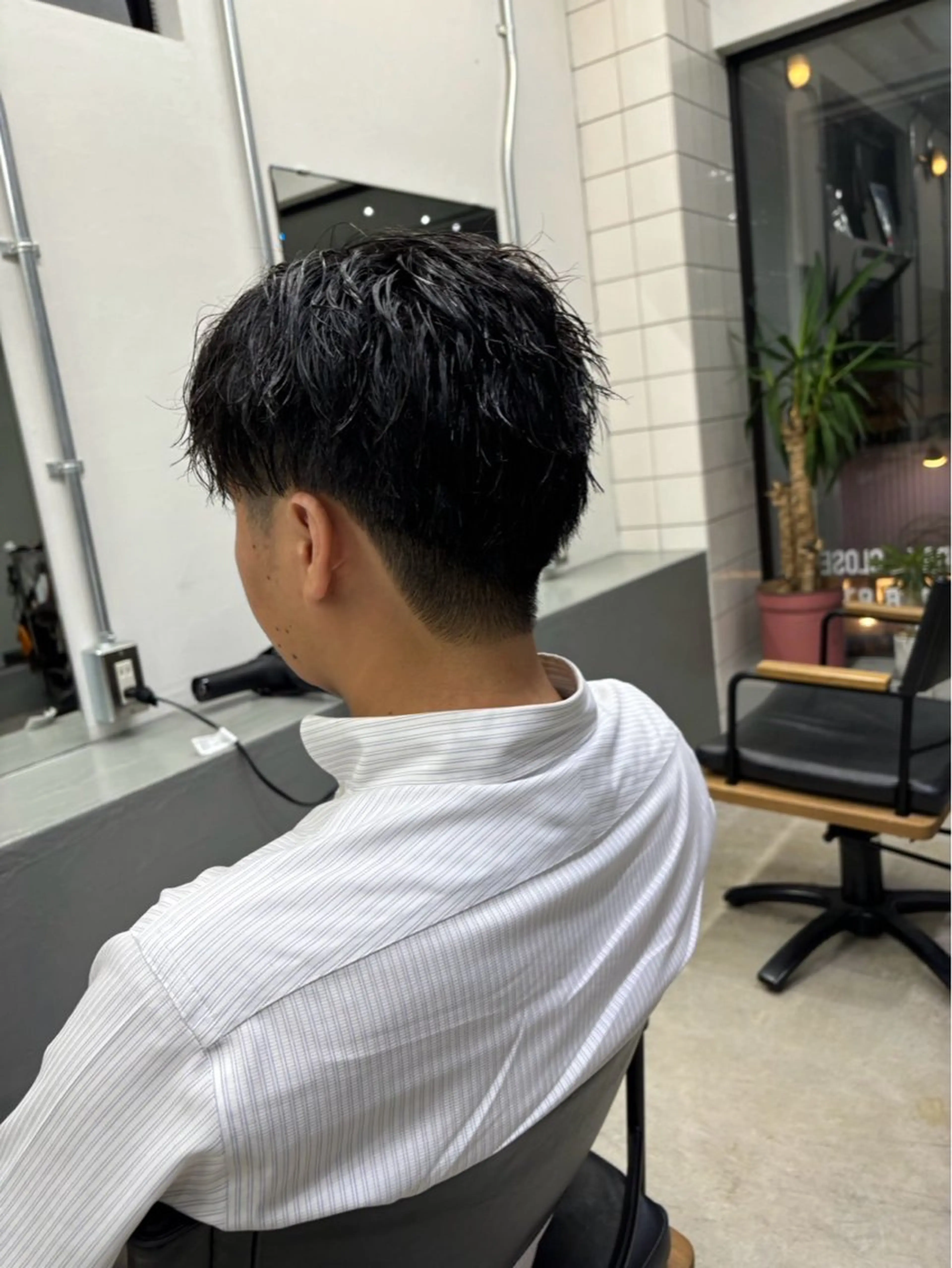 ショート パーマ メンズ メンズ専門サロン wokeのヘアスタイル