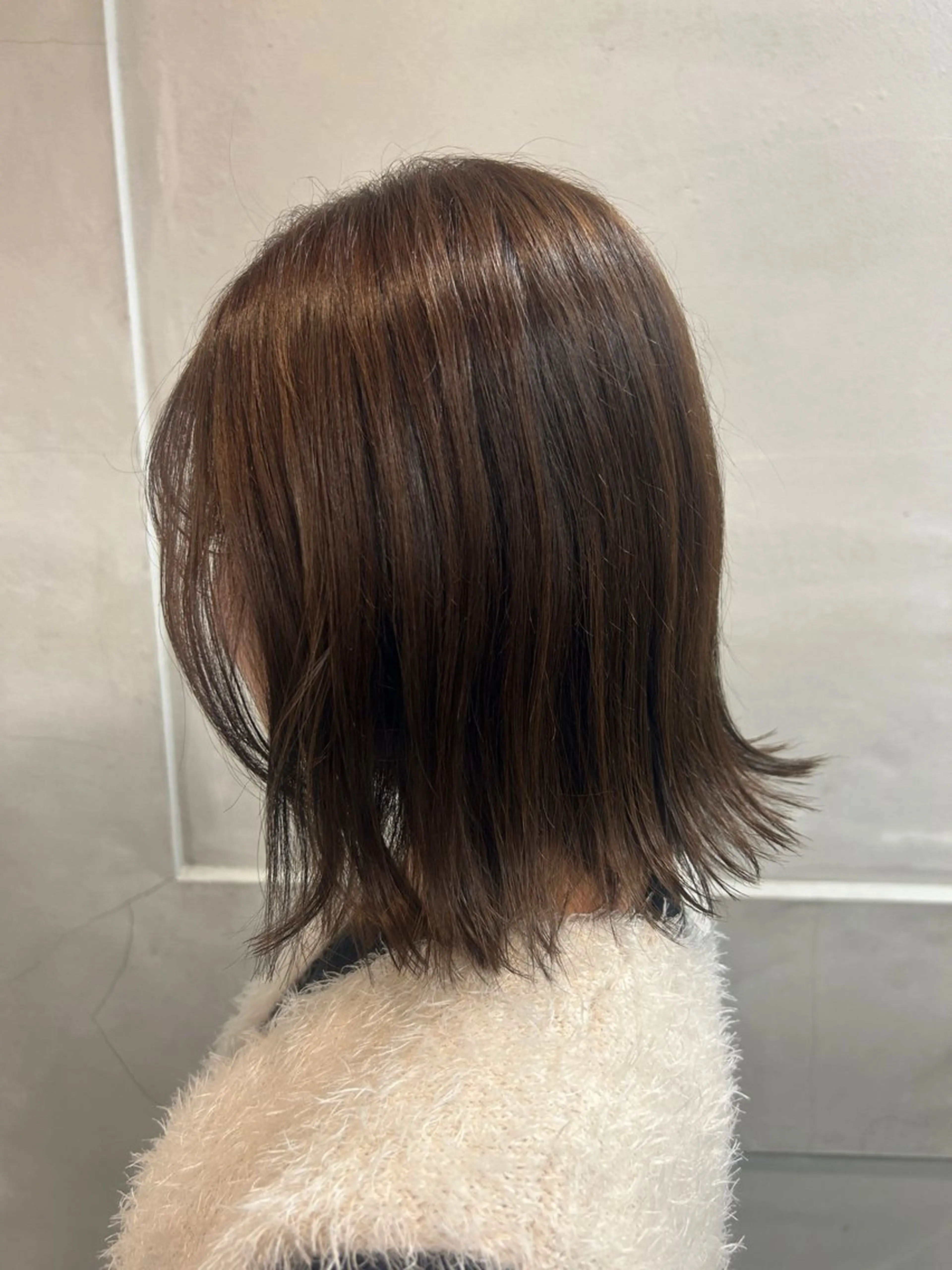 カラー ブラウンカラー ナチュラルブラウン 中村 里彩のヘアスタイル