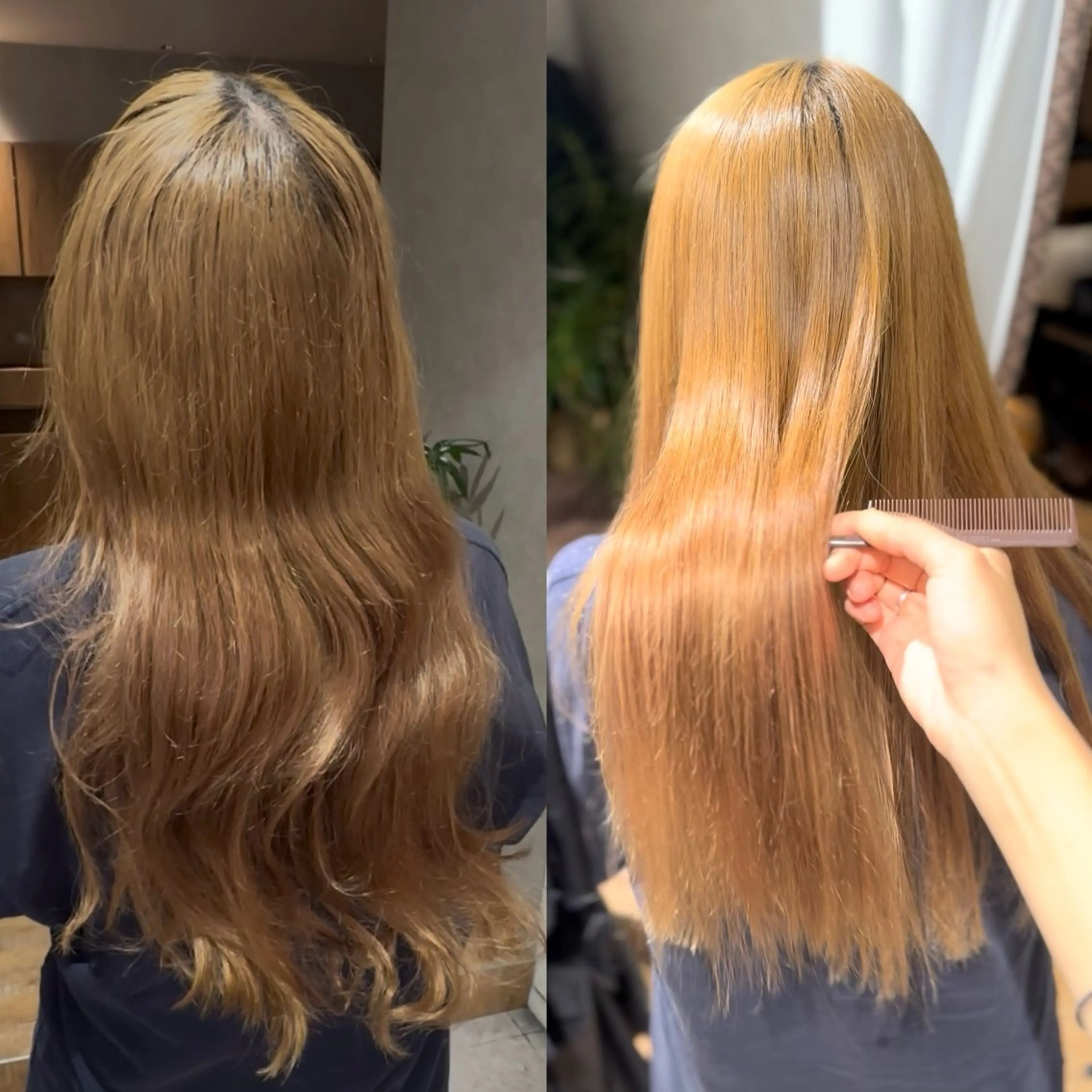 ロング 髪質改善 トリートメント トリートメント 透明感イルミナカラー ／寒色/MOMOKAのヘアスタイル