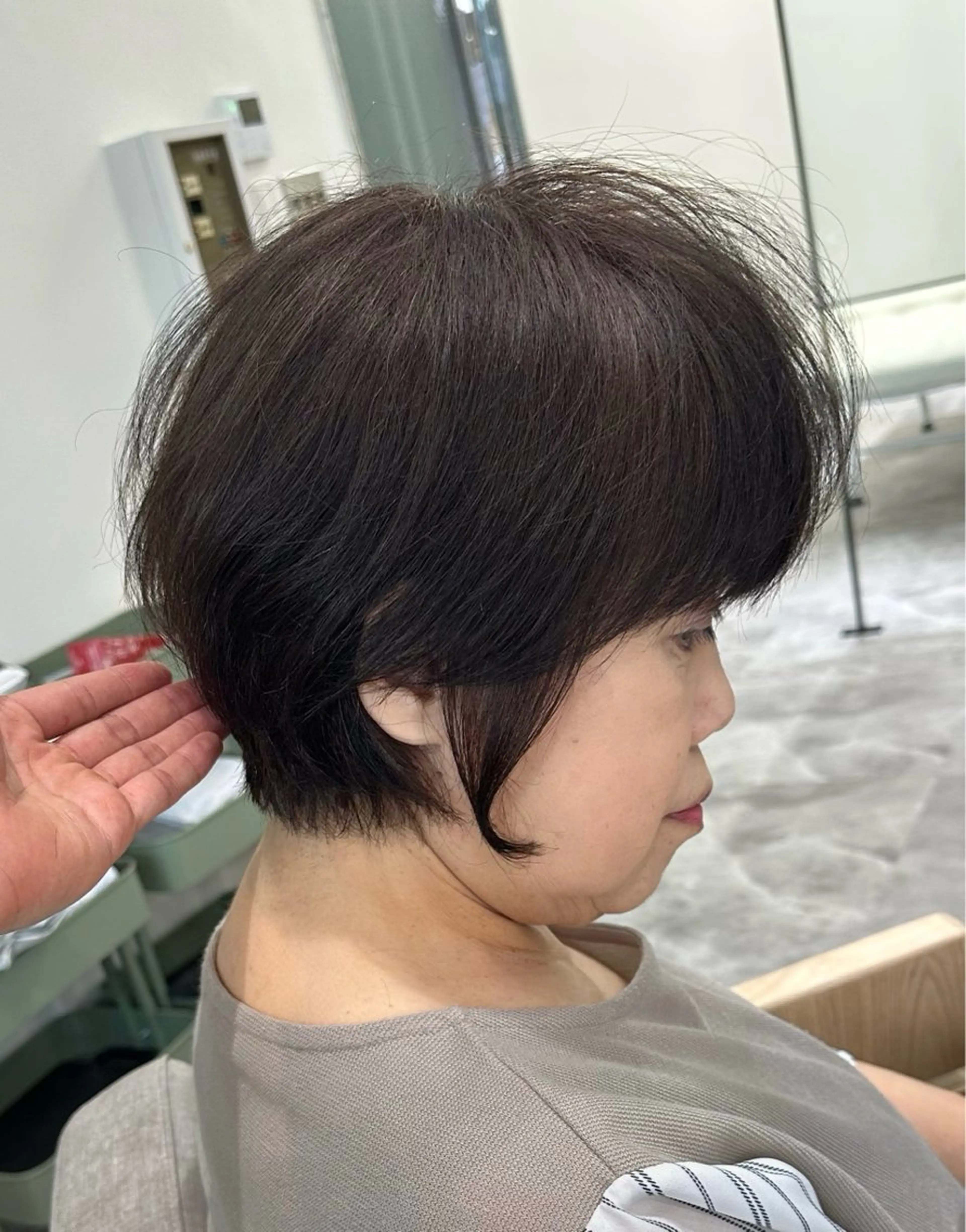 ショート カラー ショートボブ ブリーチ デザインカラー ハイライトカラー ハイトーンカラー カット ヘアカラー 近鉄奈良ショートヘア 清水力也のヘアスタイル