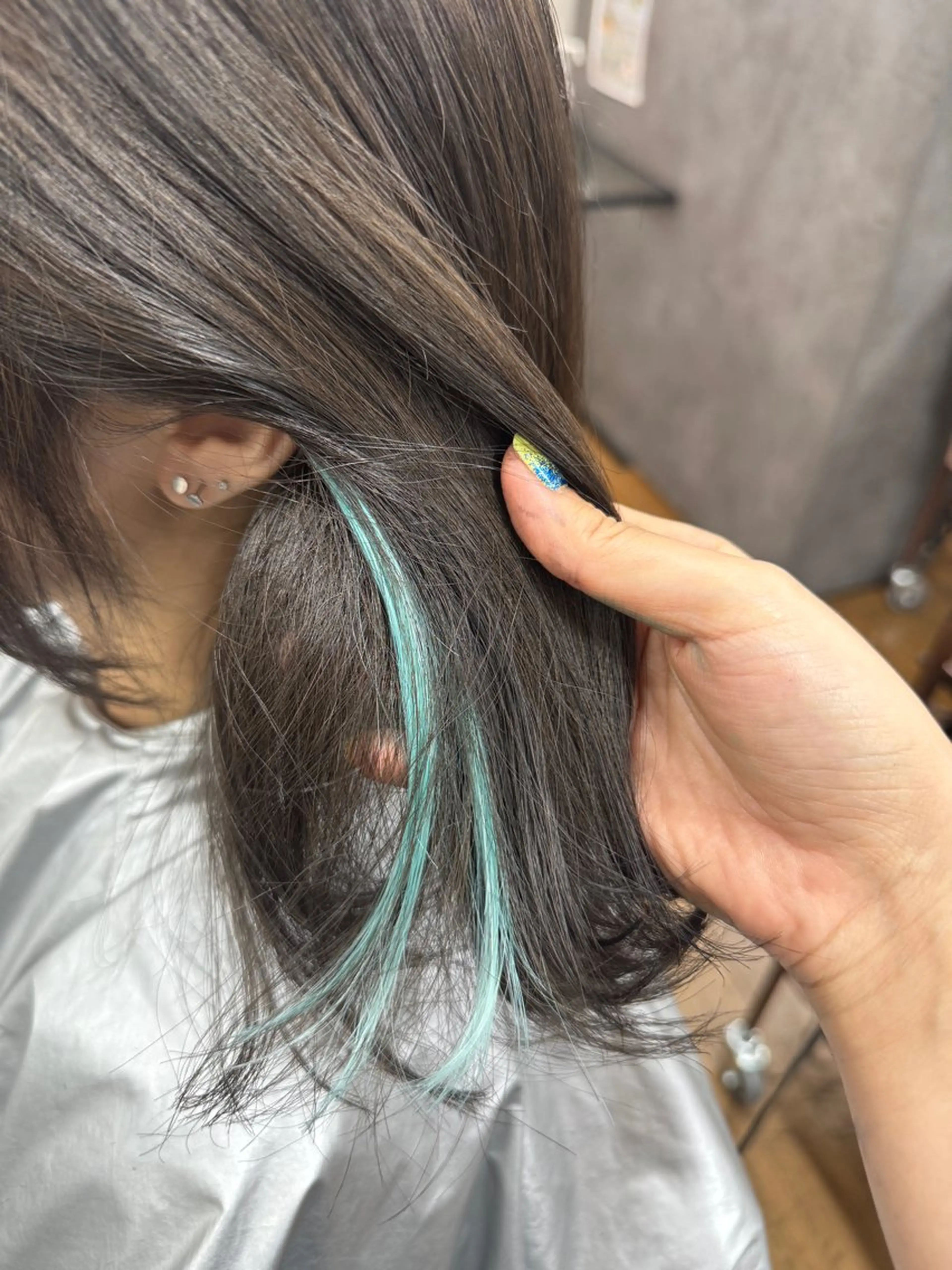 🩵カット＋ワンカラー(ブリーチなし)＋5Stepトリートメントの写真