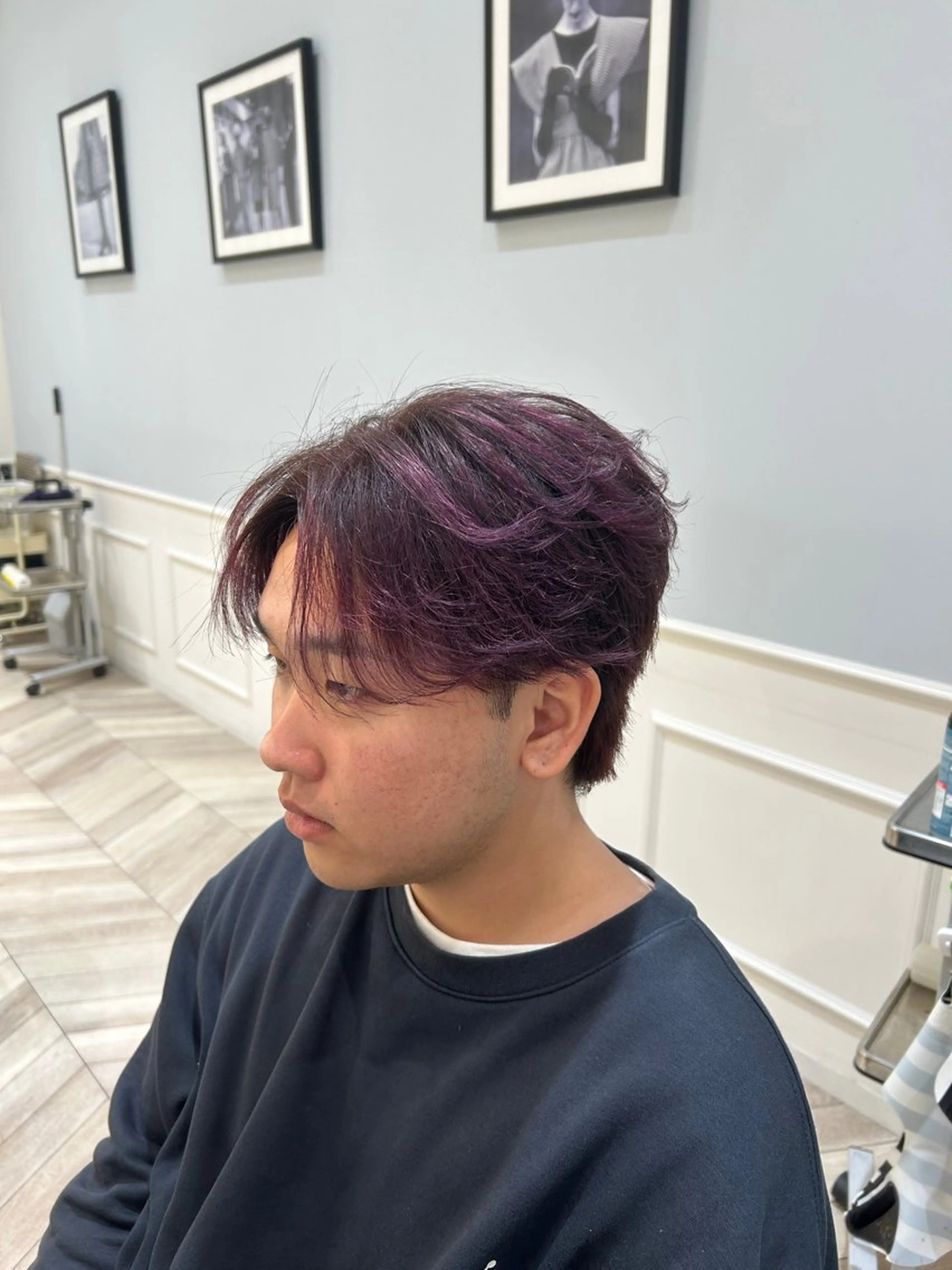 ショート カラー メンズ カット ヘアカラー レディースモデル募集 綾坂のヘアスタイル