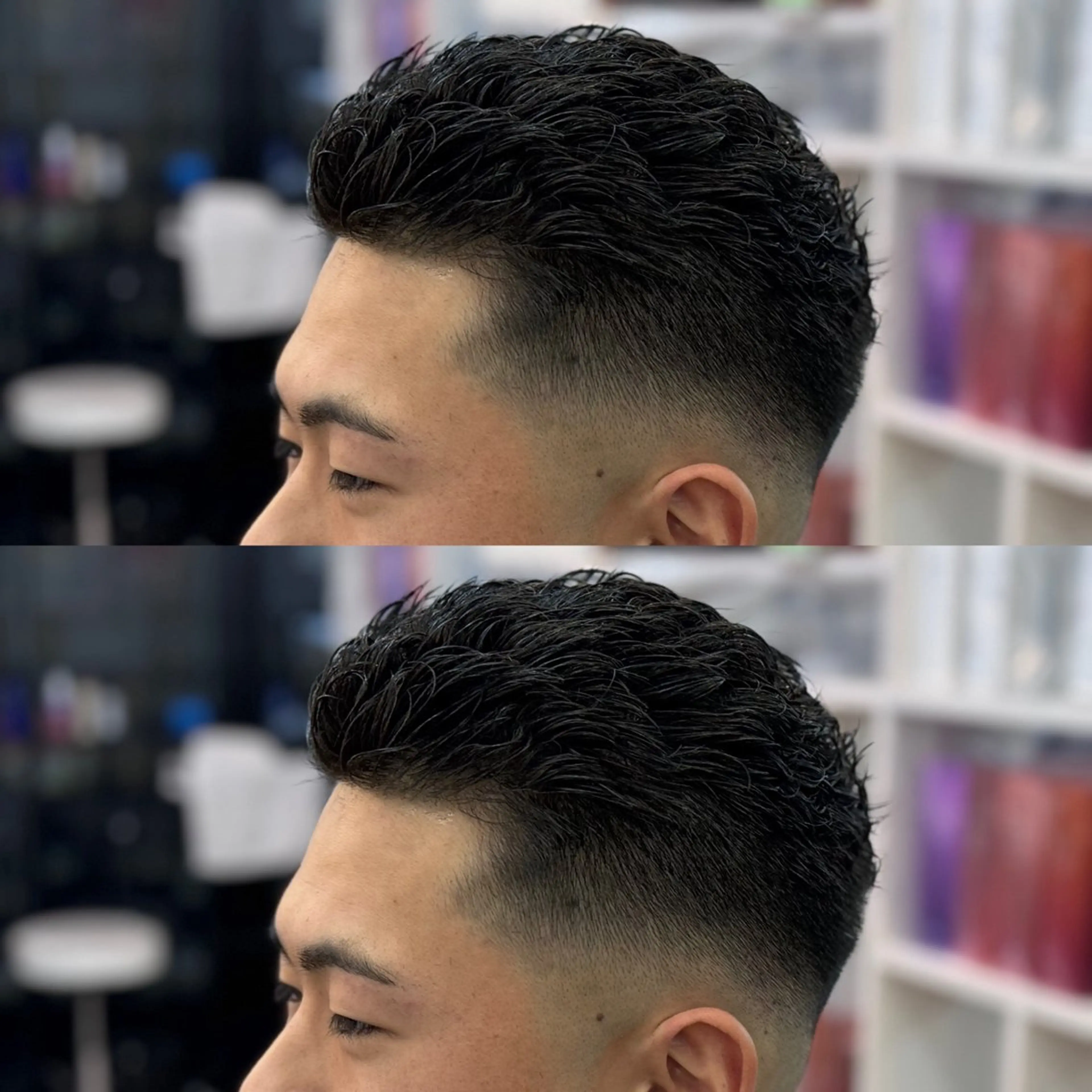 ショート カラー パーマ メンズ 泰成/メンズ特化/ フェード/ツイスパのヘアスタイル