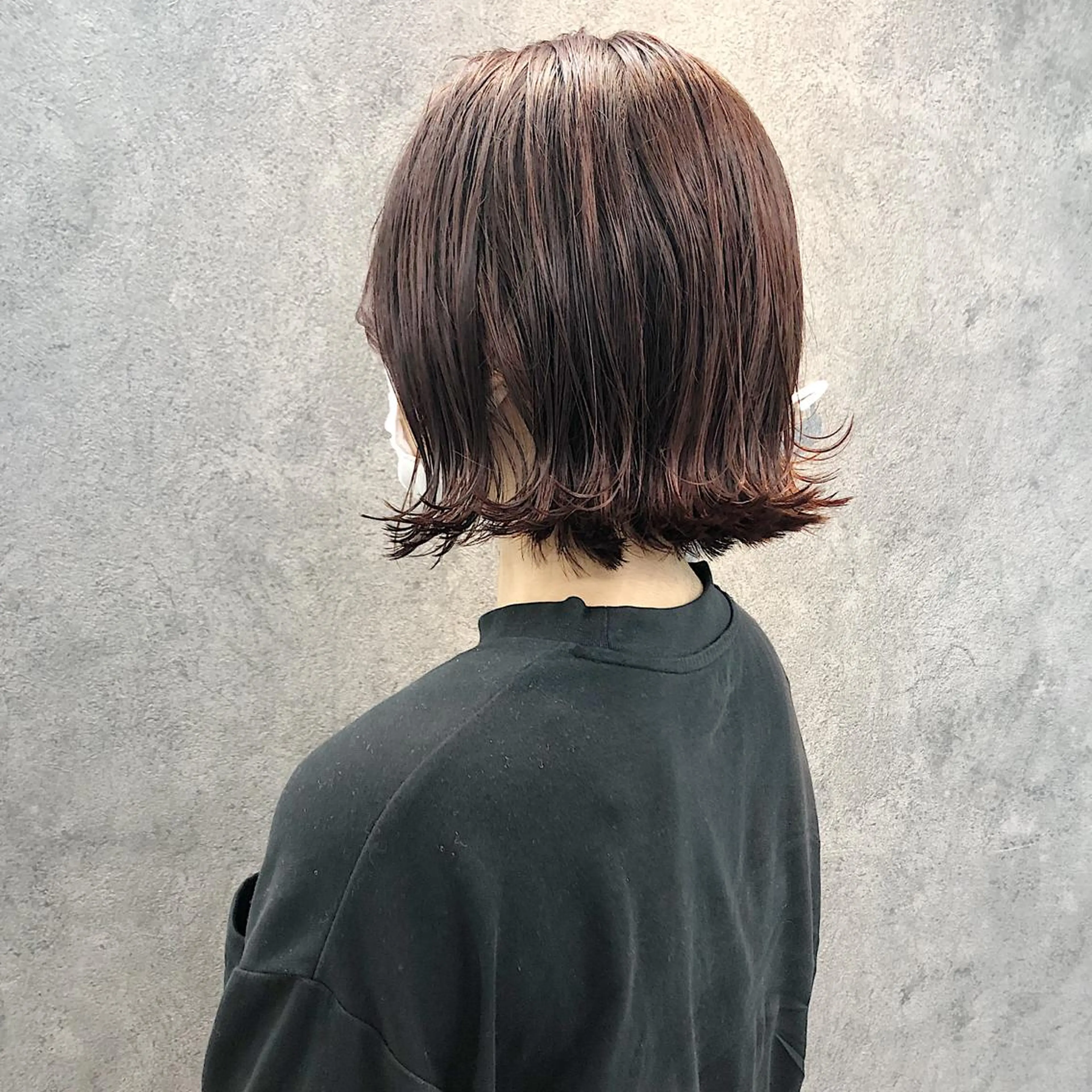 ミディアム カット ヘアカラー トリートメント 所渉/韓国レイヤー /ウルフカットのヘアスタイル