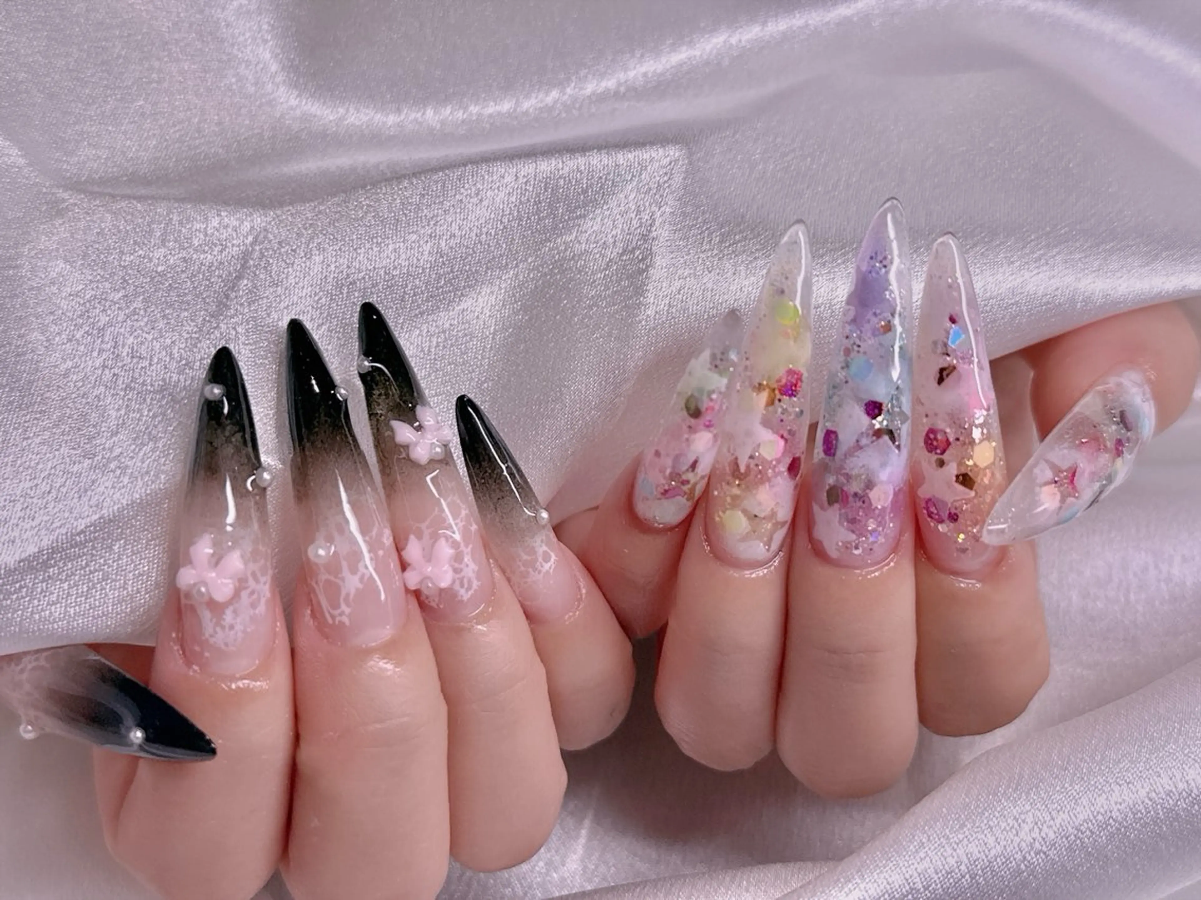 ネイル ハンドネイル 長さだし専門店 M2　rikaのネイルデザイン