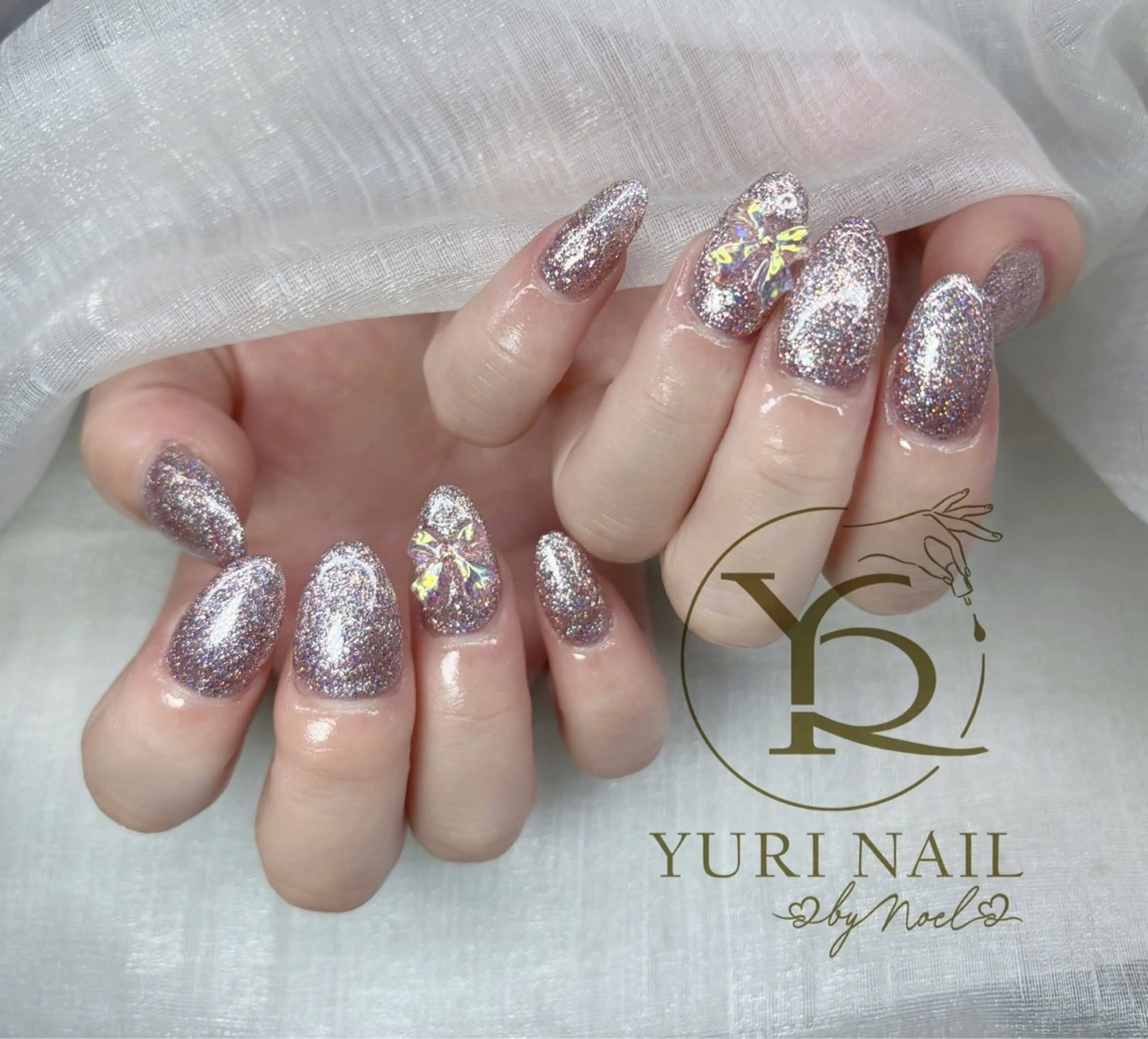 ネイル チークネイル フットネイル フレンチネイル グラデーション キラキラネイル ハンドネイル フットネイル YURI Nail Funabashiのネイルデザイン