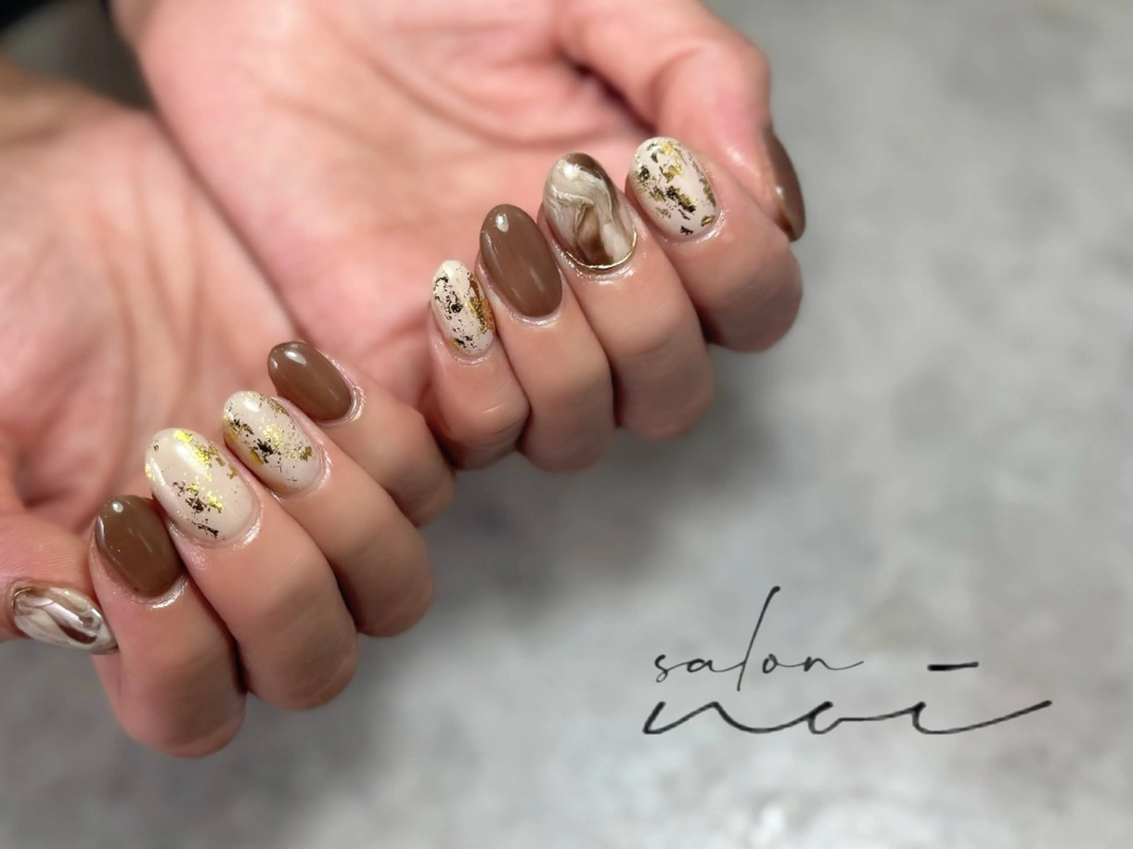 ネイル ニュアンスネイル ハンドネイル salon noi所属・salon noiのネイルデザイン