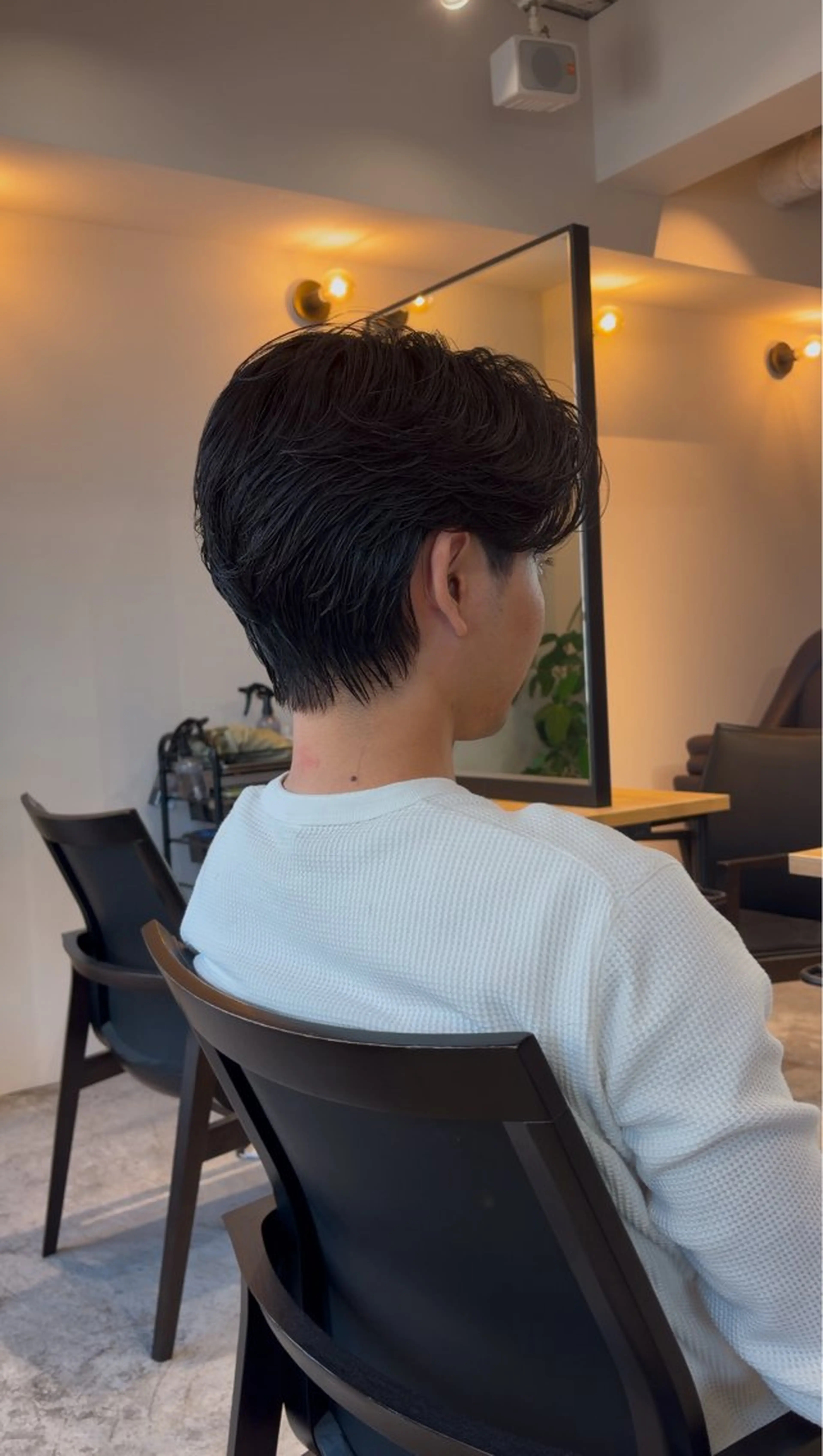 パーマ メンズ カット パーマ 心櫻/メンズパーマ/ ニュアンス/フェザーのヘアスタイル