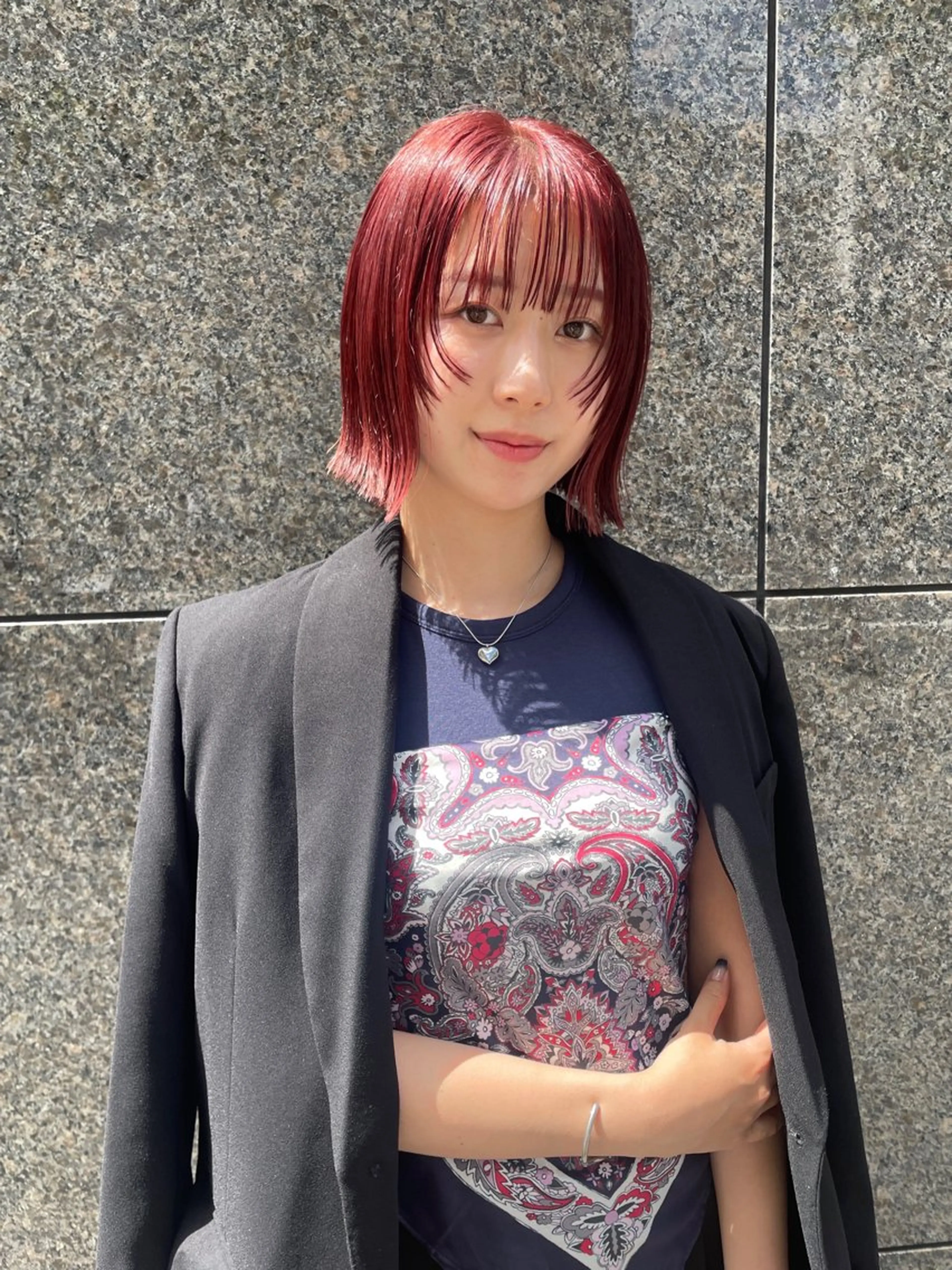 ショート 🌵ボブ/切りっぱな し/ショート藤長芽生のヘアスタイル