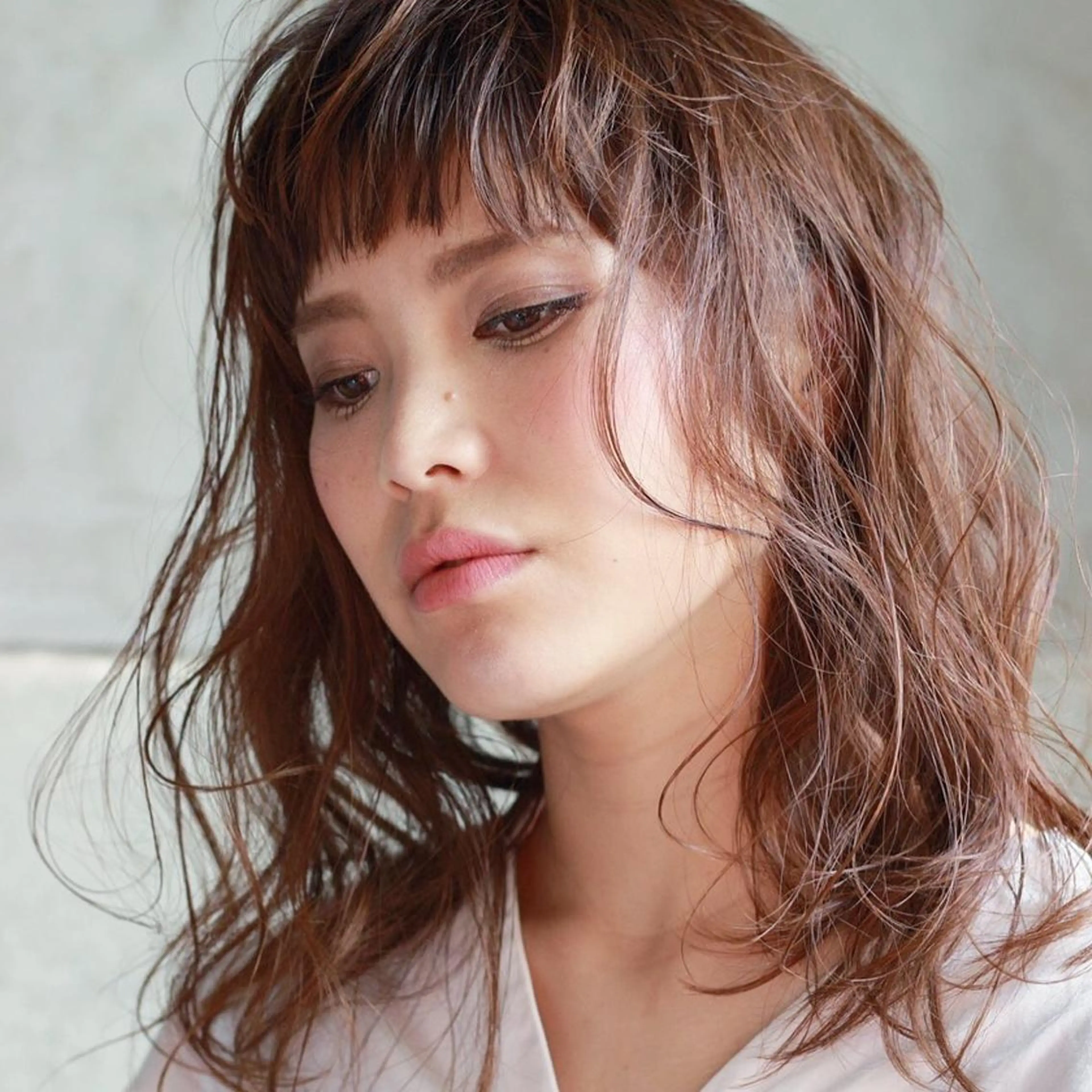 ロング カラー パーマ 落合 優樹のヘアスタイル