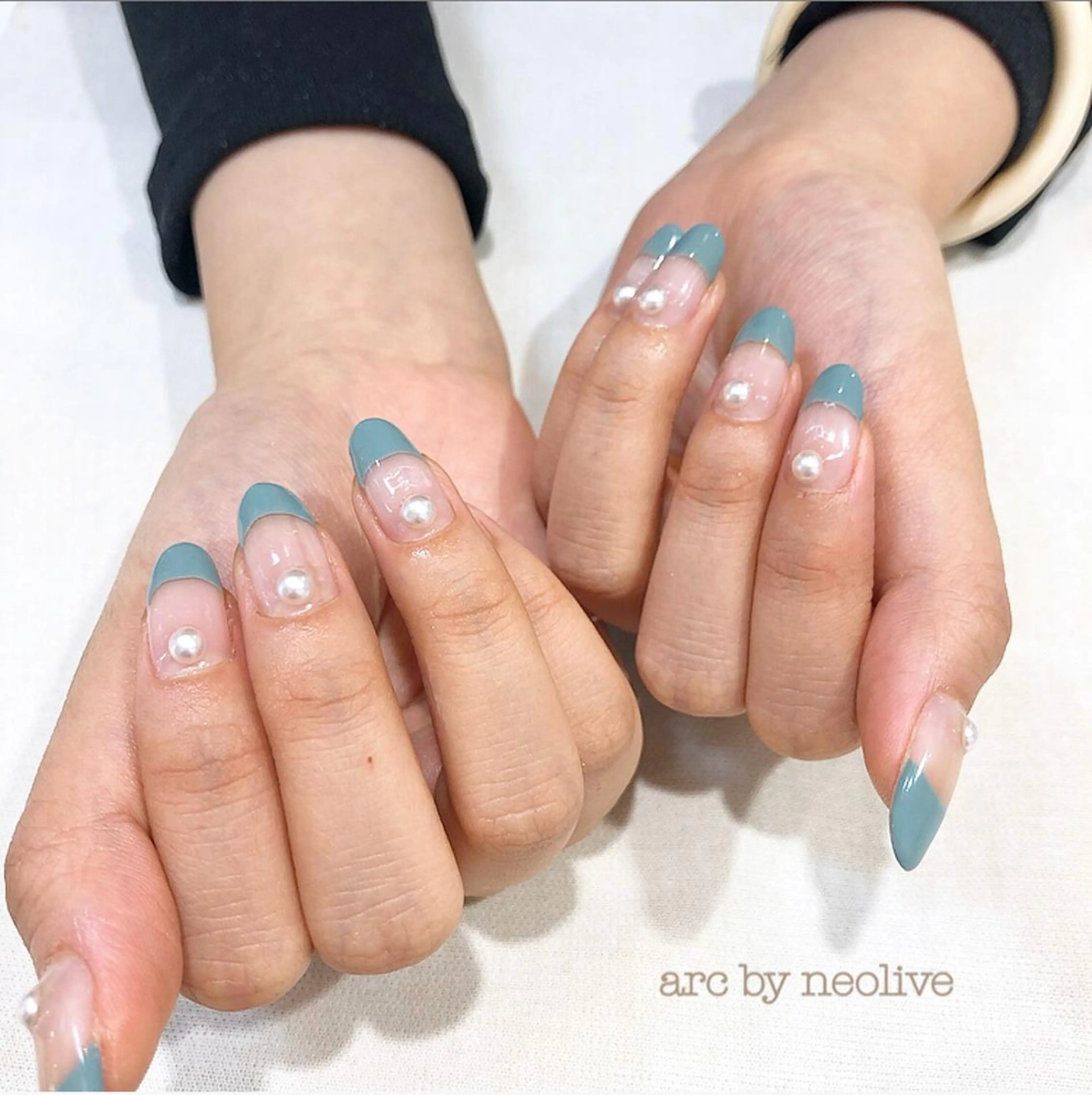 ネイル フレンチネイル rina eye&nailのマツエク・マツパデザイン