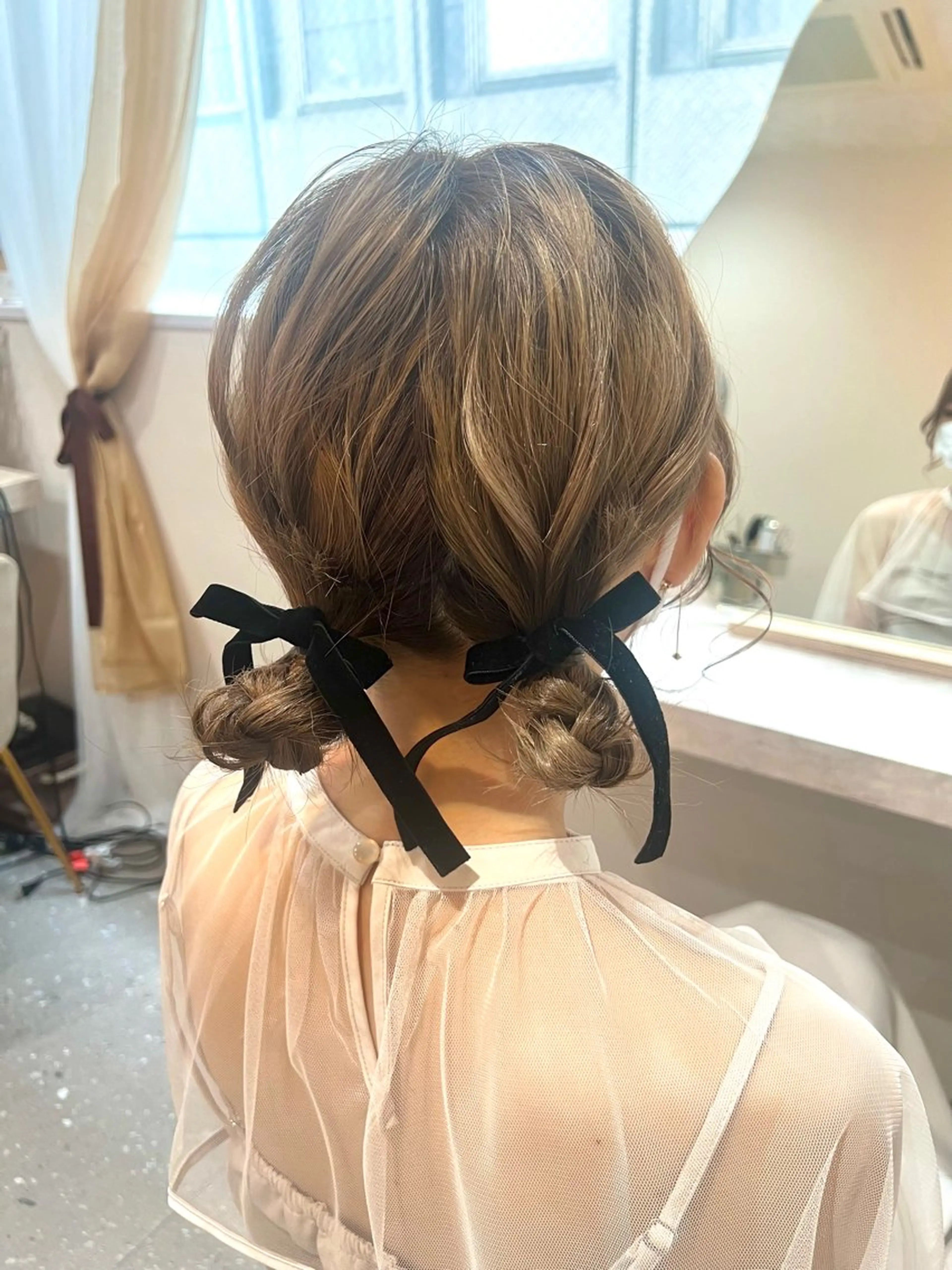 ミディアム Mila misakiのヘアスタイル