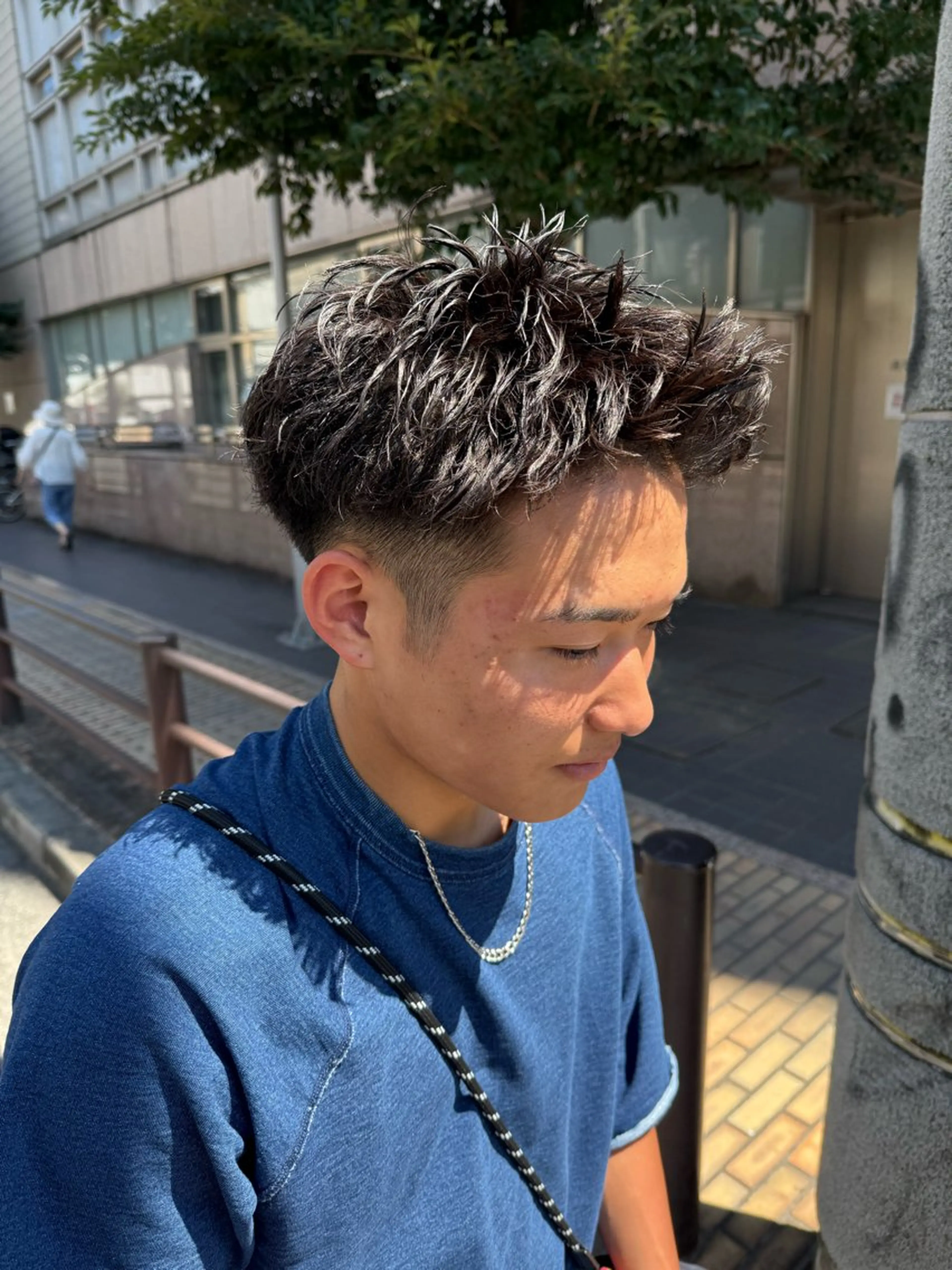 パーマ メンズ カット パーマ 【メンズパーマ専門】 質感職人/牧野成瀬のヘアスタイル