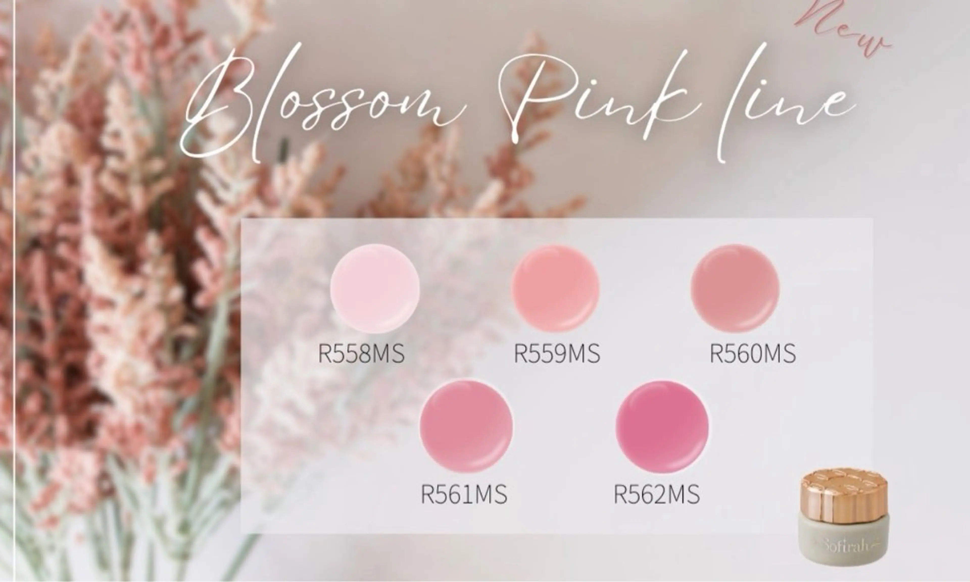 【春限定】＜Sofirah＞ 桜ピンク　通常 ¥7,200→ 春限定価格 ¥6,600の写真