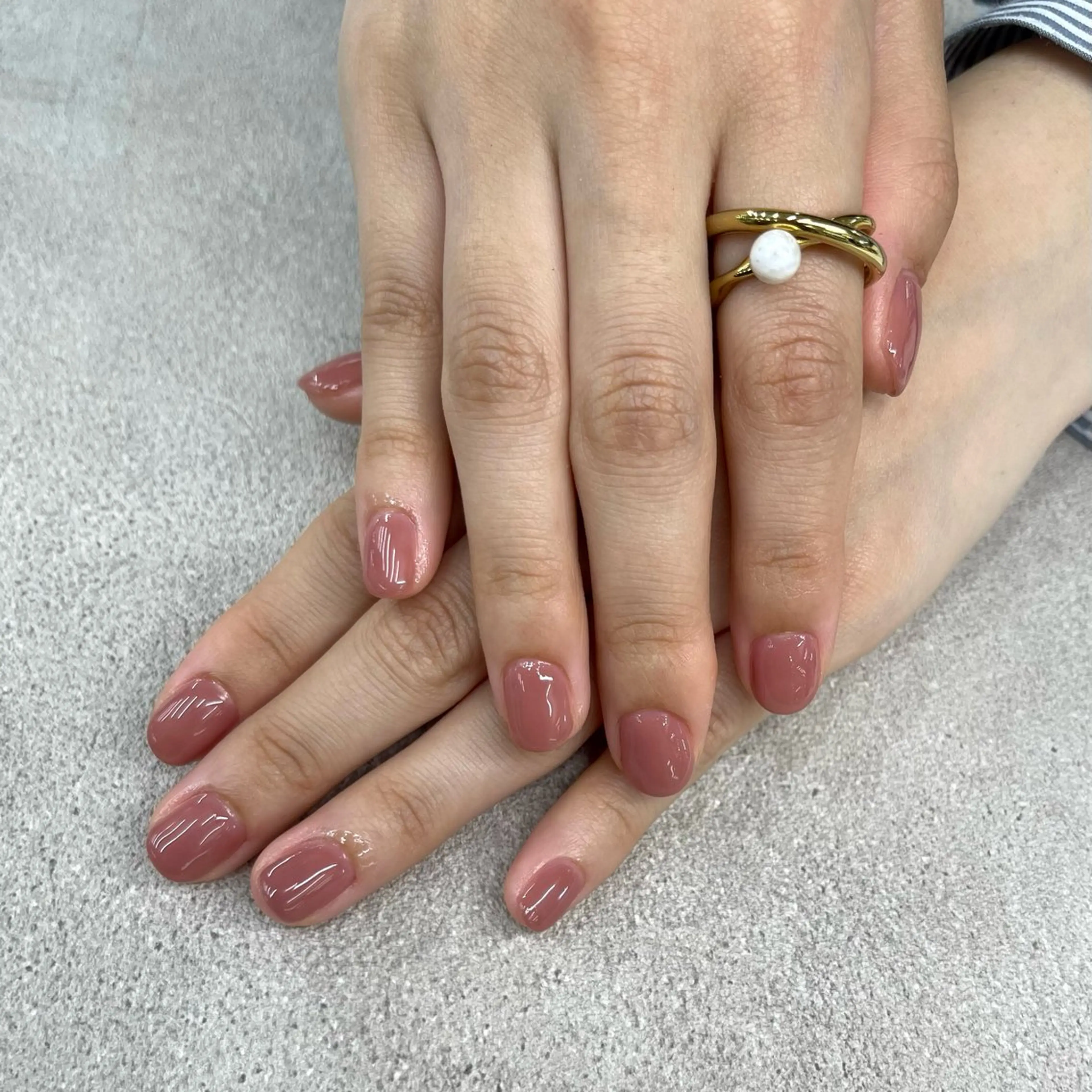 ネイル ジェルネイル ワンカラーネイル MAXKELLY HARUKAのネイルデザイン