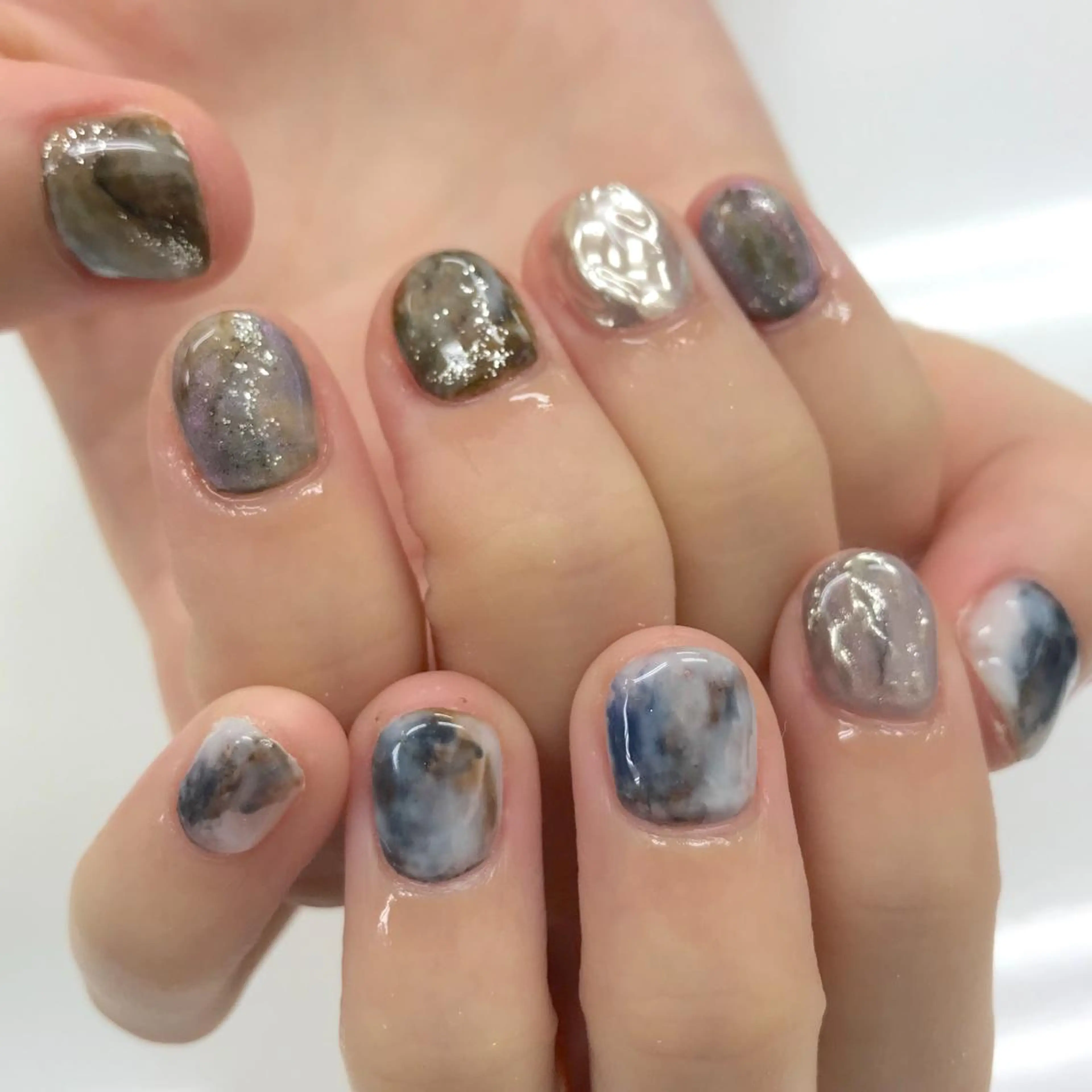 ネイル ニュアンスネイル ハンドネイル 五十嵐 美智のネイルデザイン