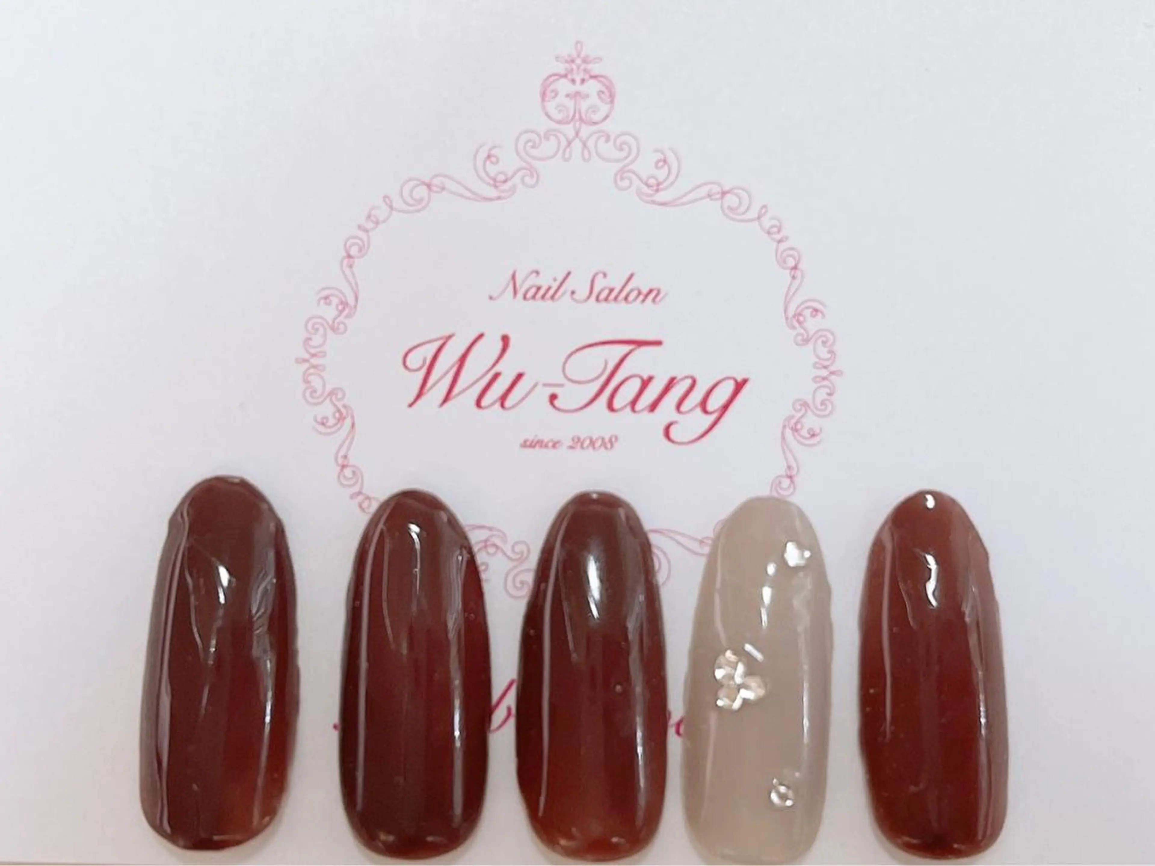 ネイル アートネイル シンプルネイル 堤 花のネイルデザイン