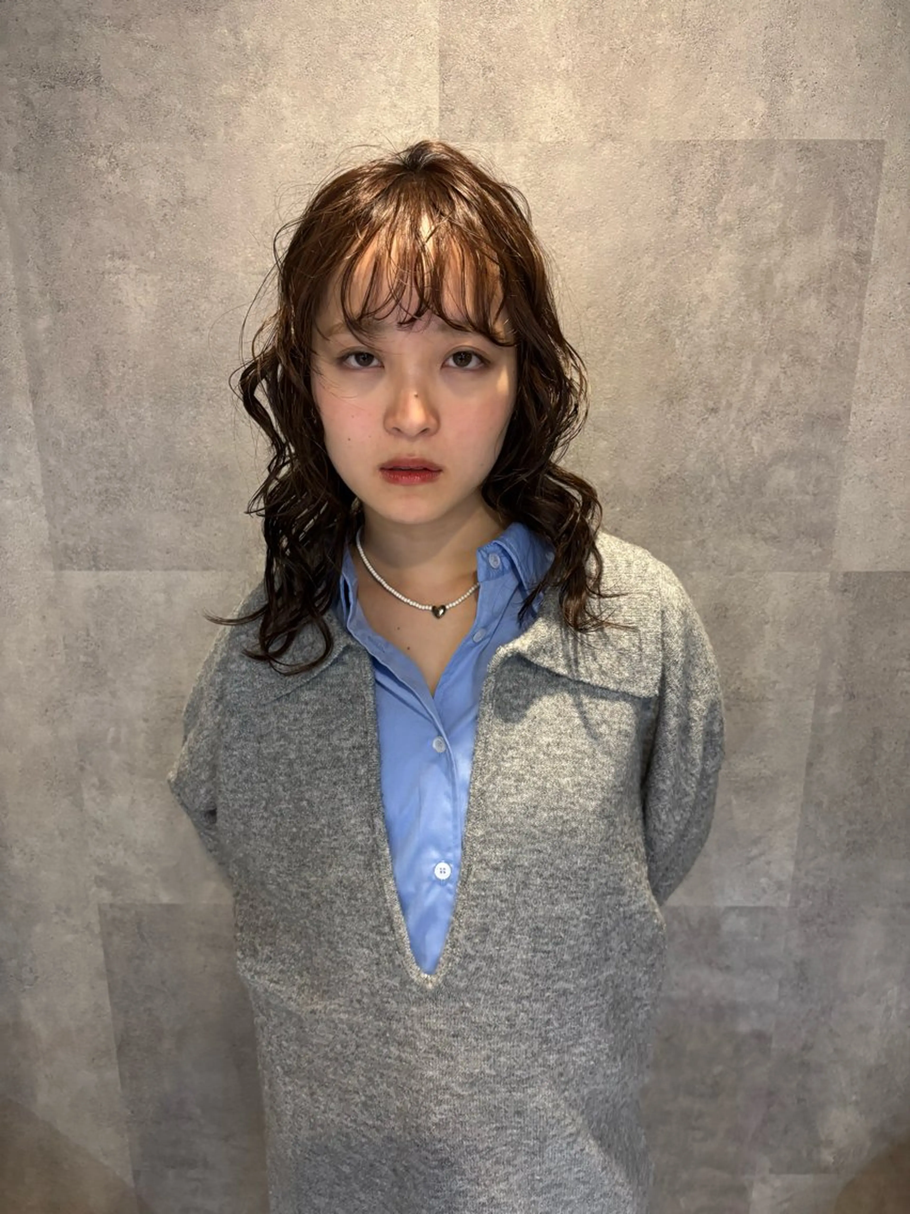 ロング カット パーマ ROCCO east / りんなのヘアスタイル