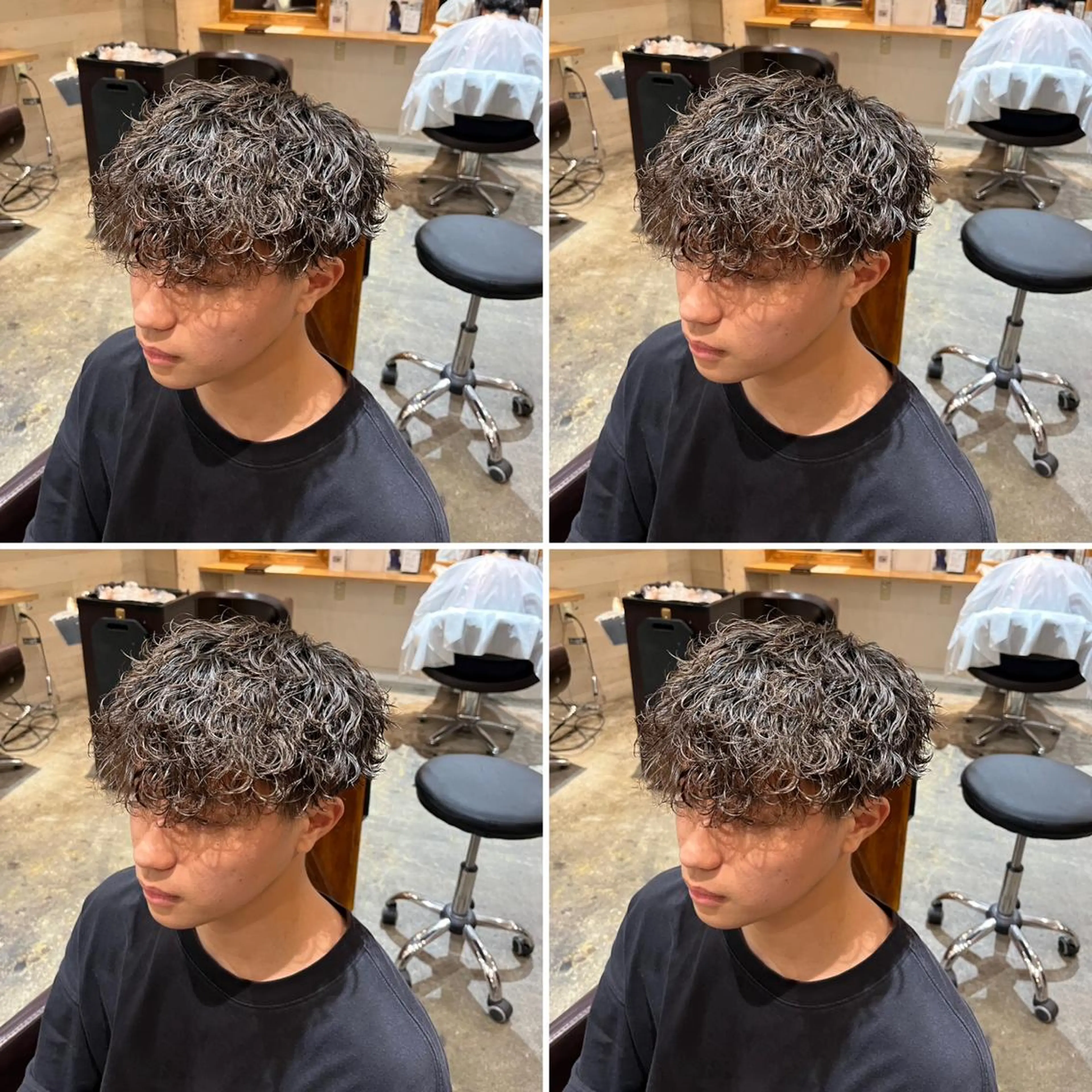 パーマ メンズ カット ヘアカラー トリートメント 💈メンズパーマ特化 店長望月謙二郎💈のヘアスタイル