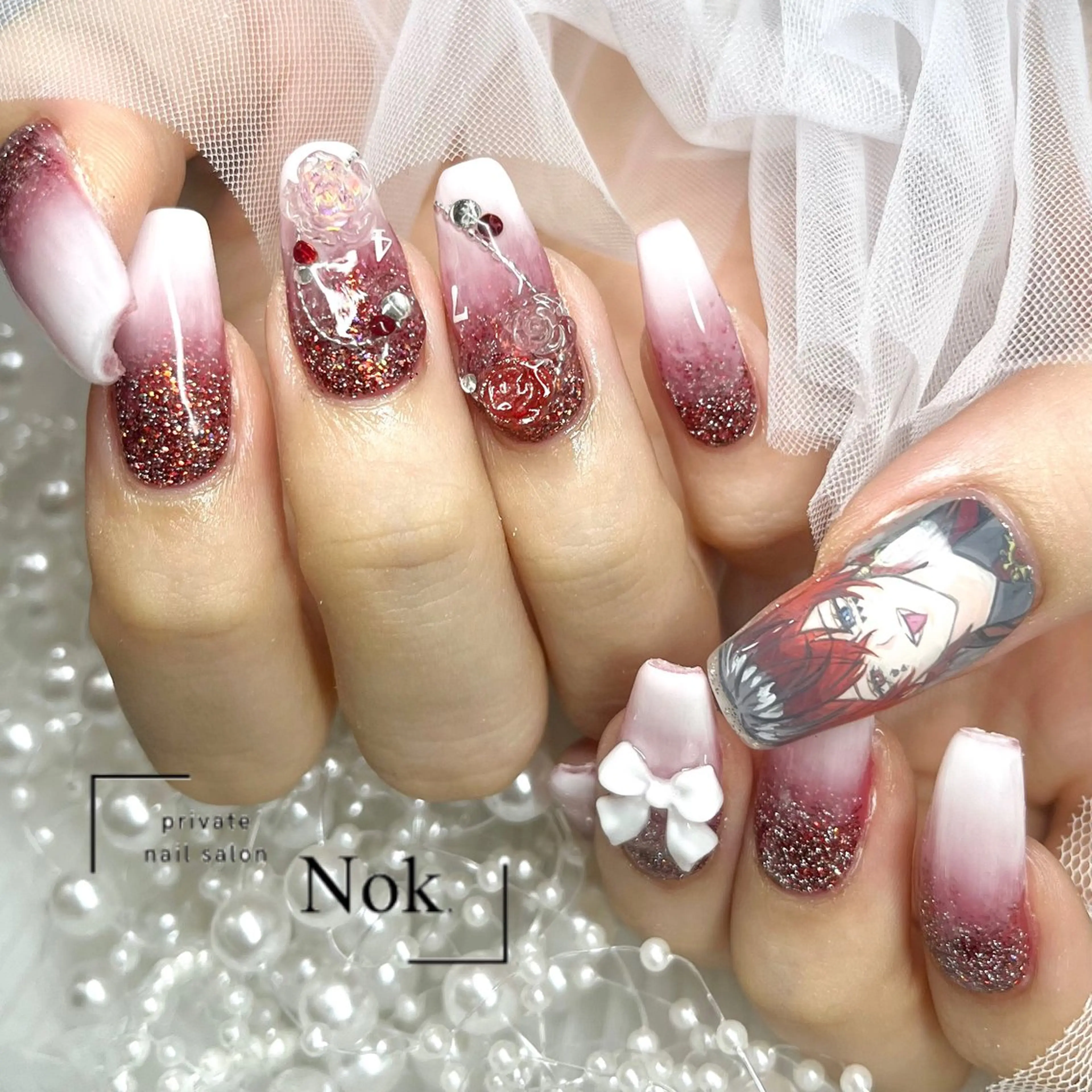 ネイル ハンドネイル 池袋痛ネイル Nok. 渡辺のネイルデザイン