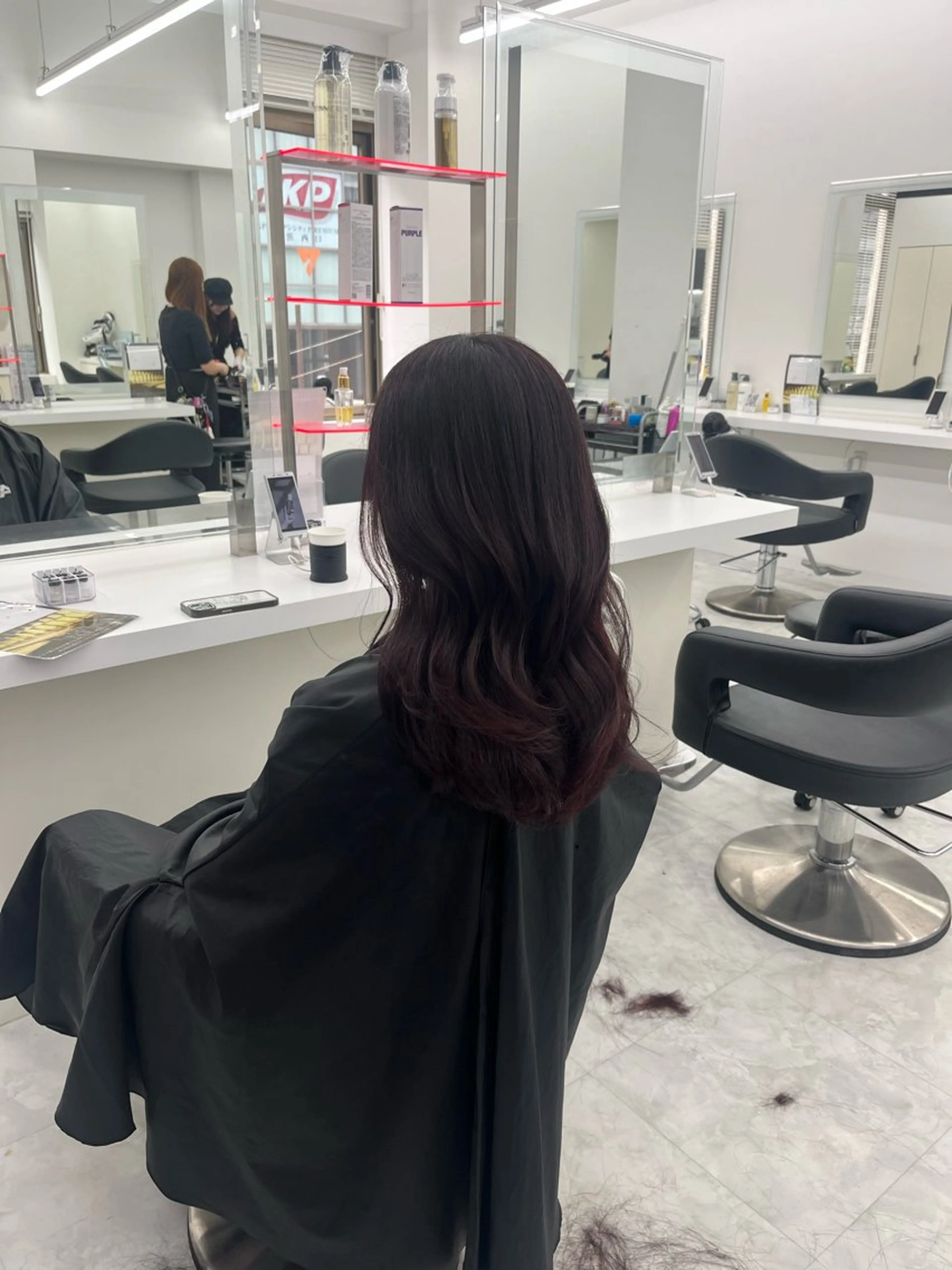 カラー ヘアカラー トリートメント ヘッドスパ ヘアセット 🍒暖色ダブルカラー /FUKA🍒のヘアスタイル