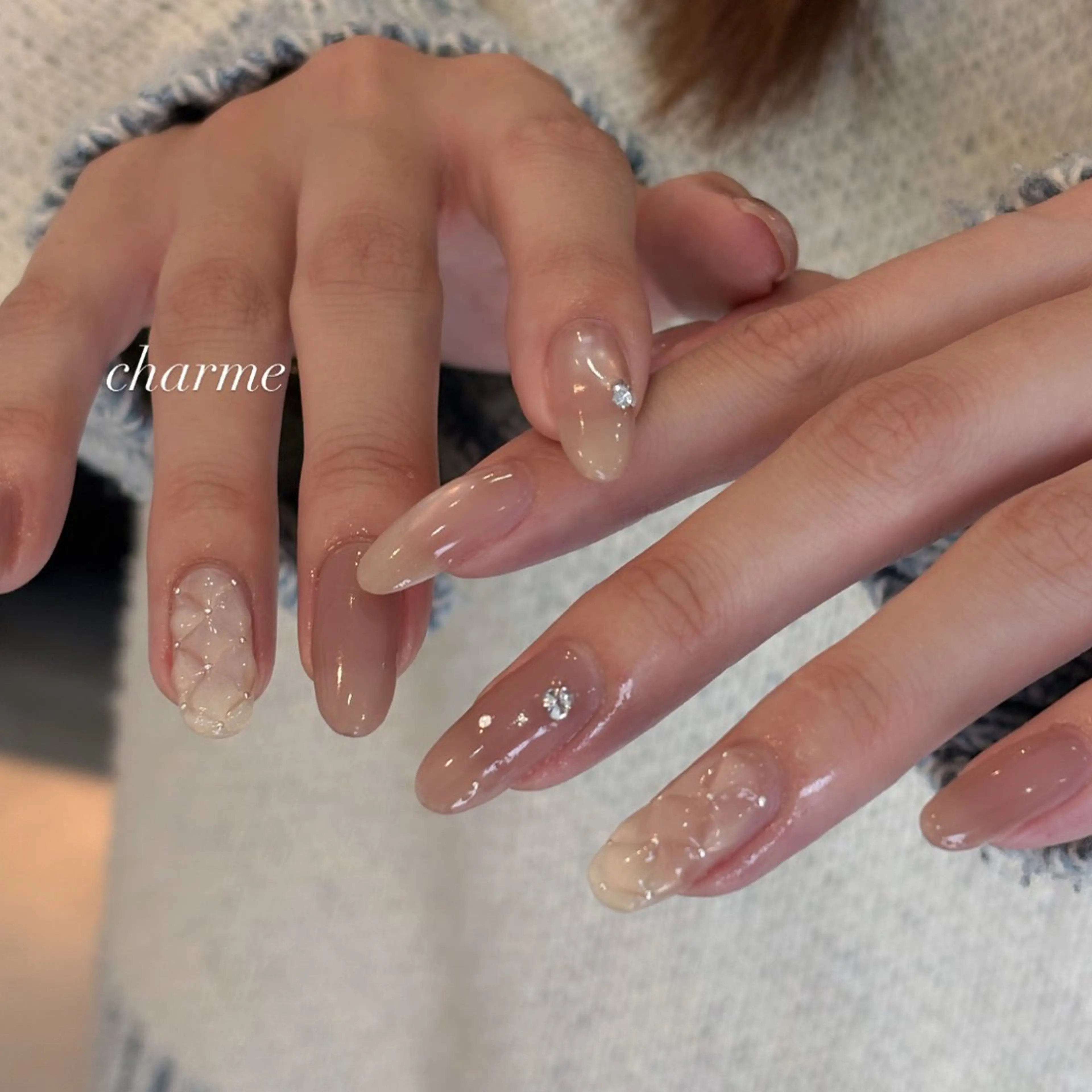ネイル 持ち込み charme nailのネイルデザイン
