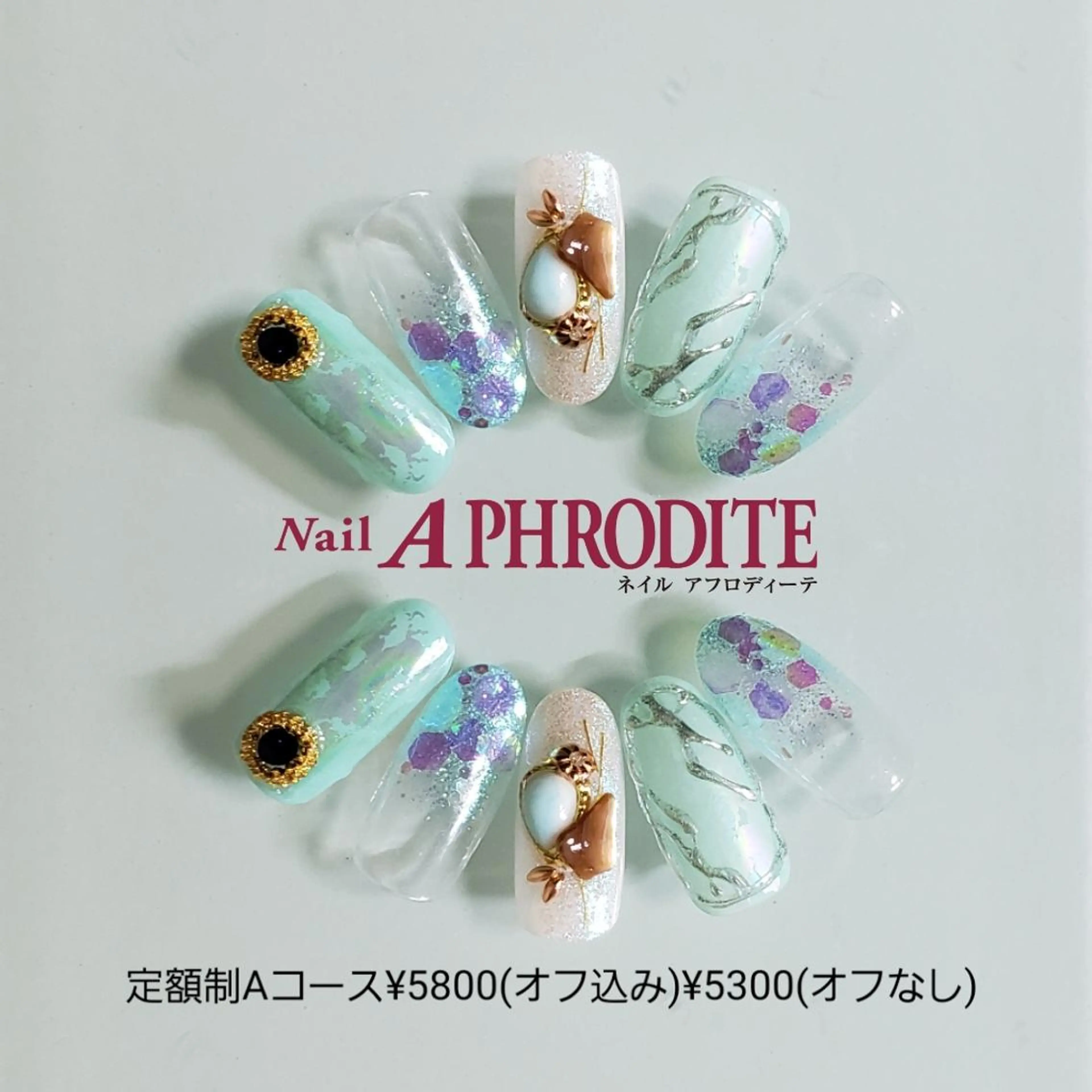 ネイル 持ち込み ハンドネイル Nail  Aphroditeのネイルデザイン